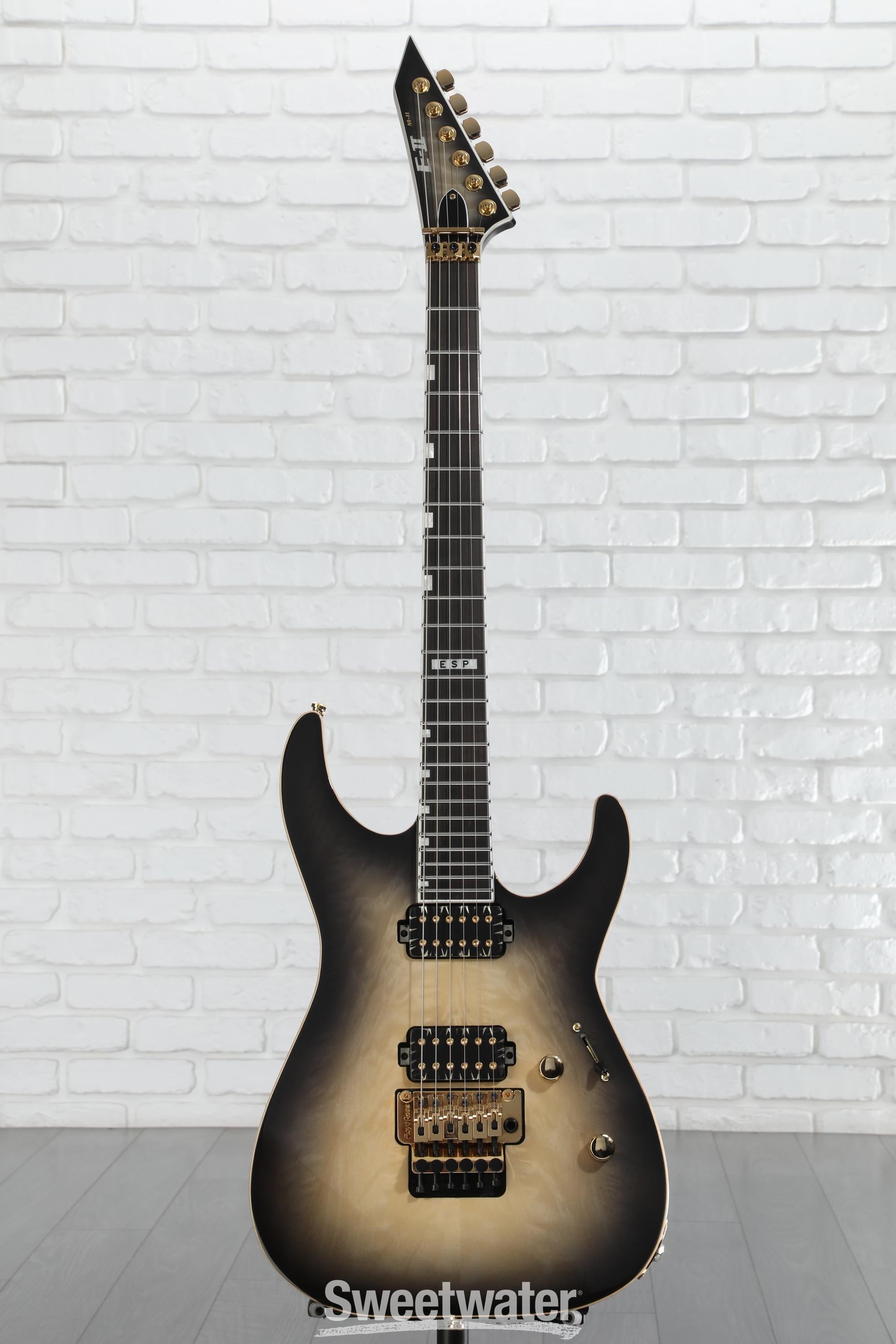ESP E-II M-II QM Black Natural Burst新品同様 E-II M-II QM (Black Natural Burst) [SN.ES0411243] : イケベ