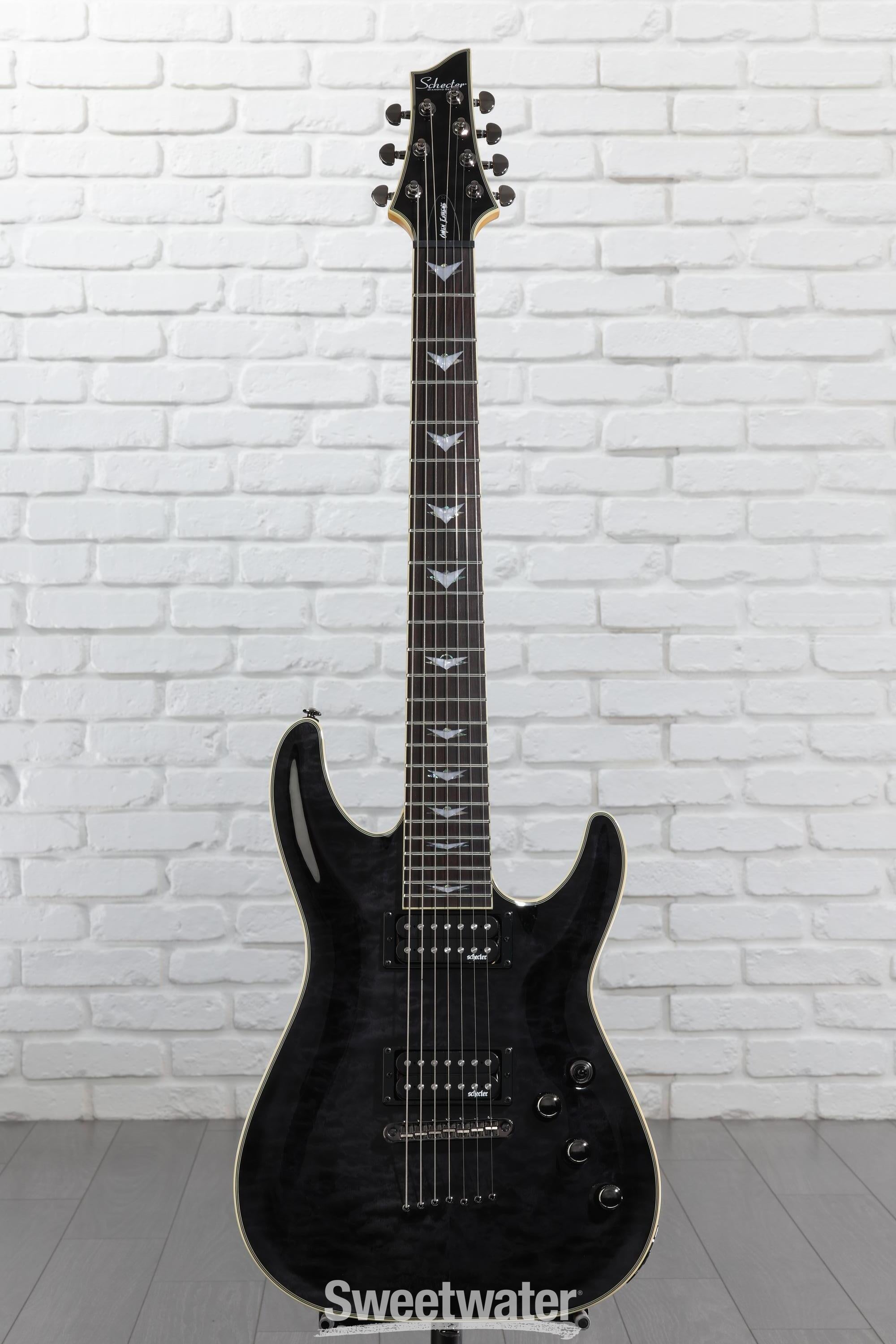 Schecter Omen Extreme-7 Electric Guitar - See Thru Black | Sweetwater