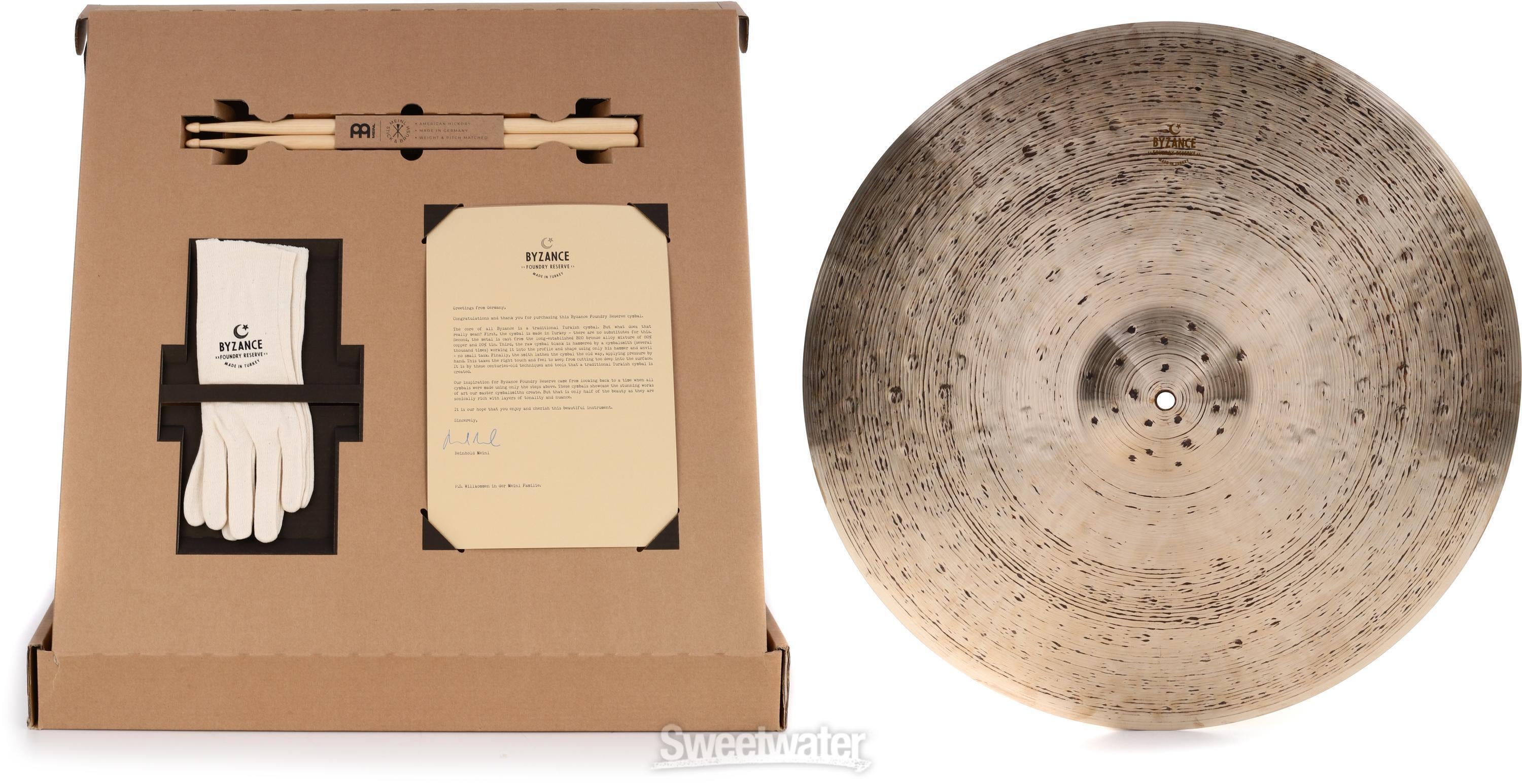 Meinl Cymbals 22 inch Byzance Foundry Reserve Ride Cymbal | Sweetwater