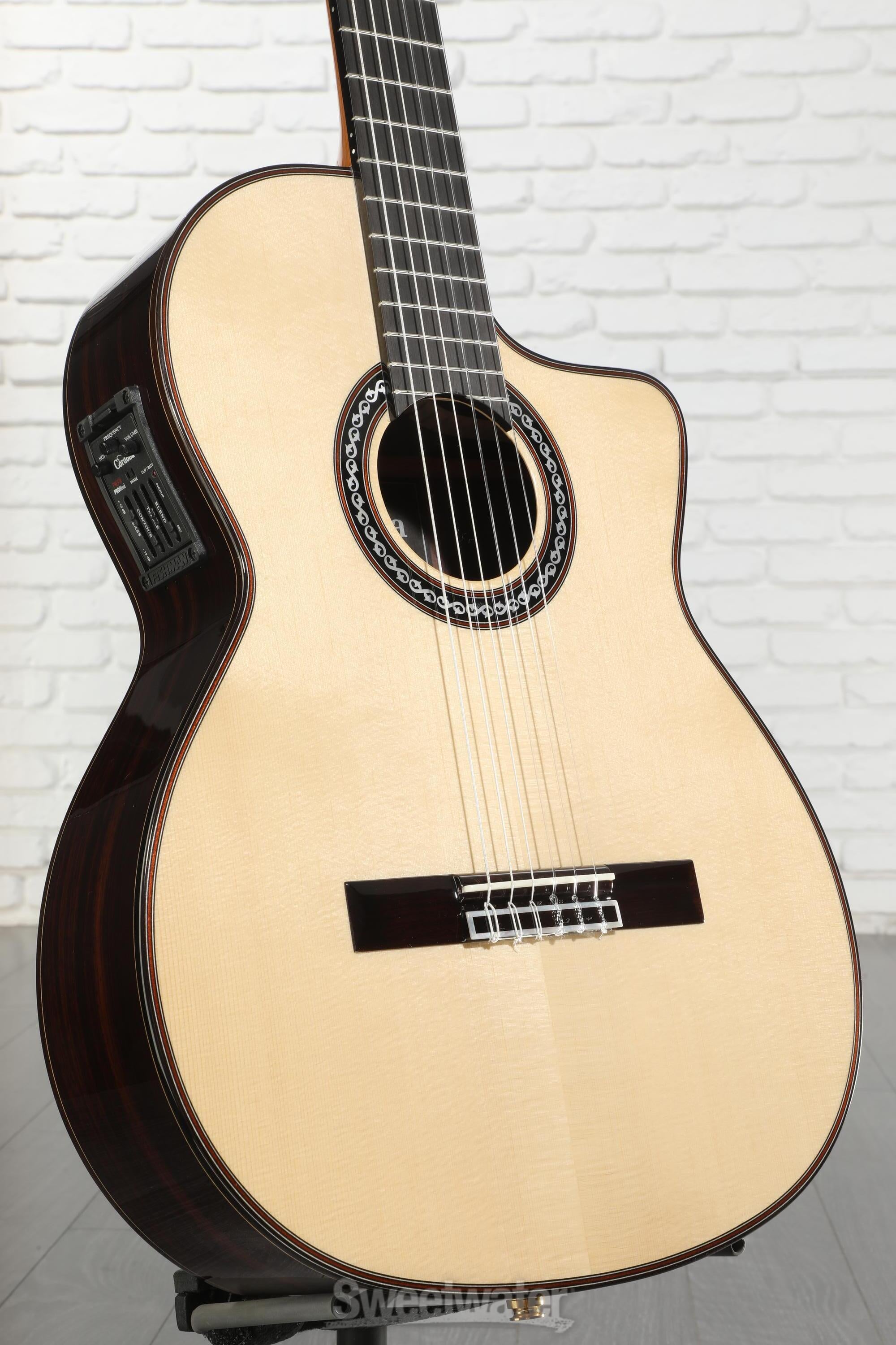 Cordoba GK Pro Negra Nylon String Acoustic-Electric Guitar