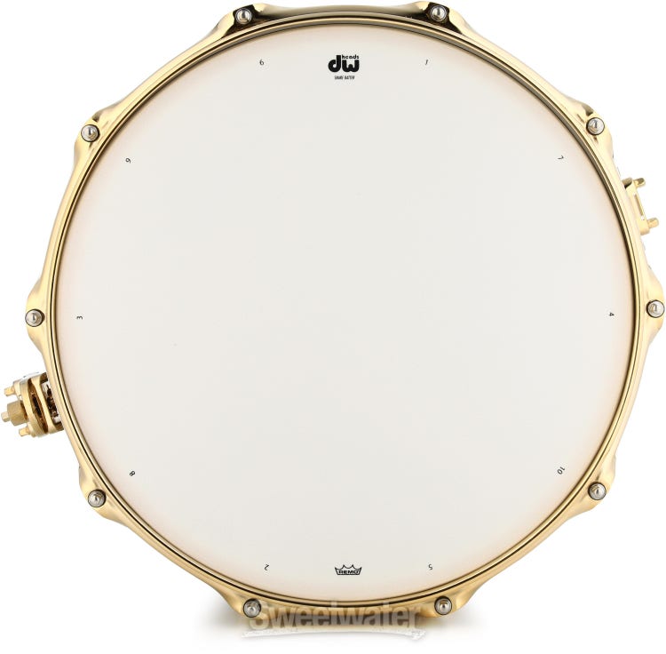 DW Collector's Series Snare Drum - 8 inches x 14 inches, Nickel Sparkle FinishPly