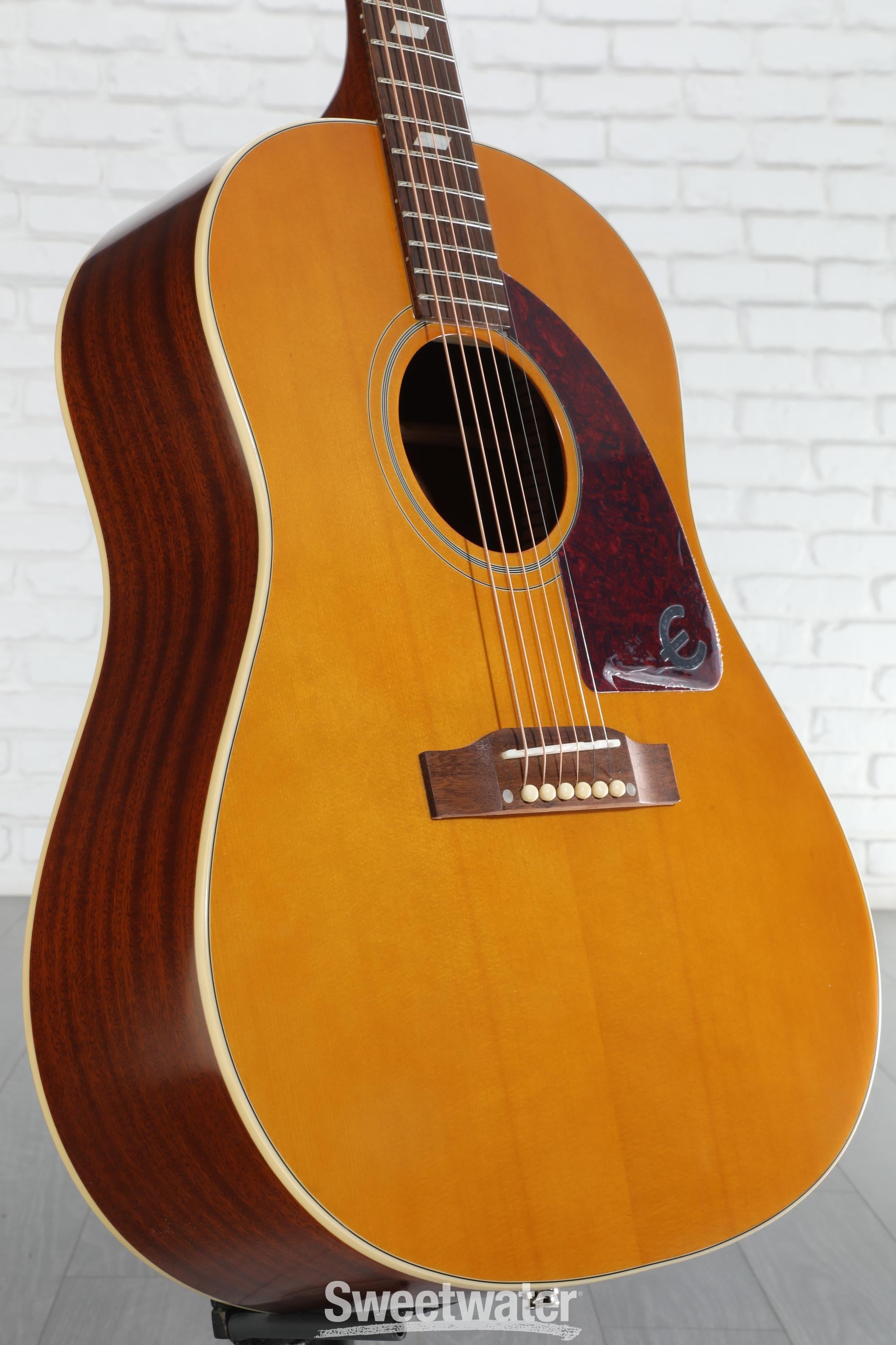 Epiphone Masterbilt Texan Acoustic-Electric Guitar - Antique