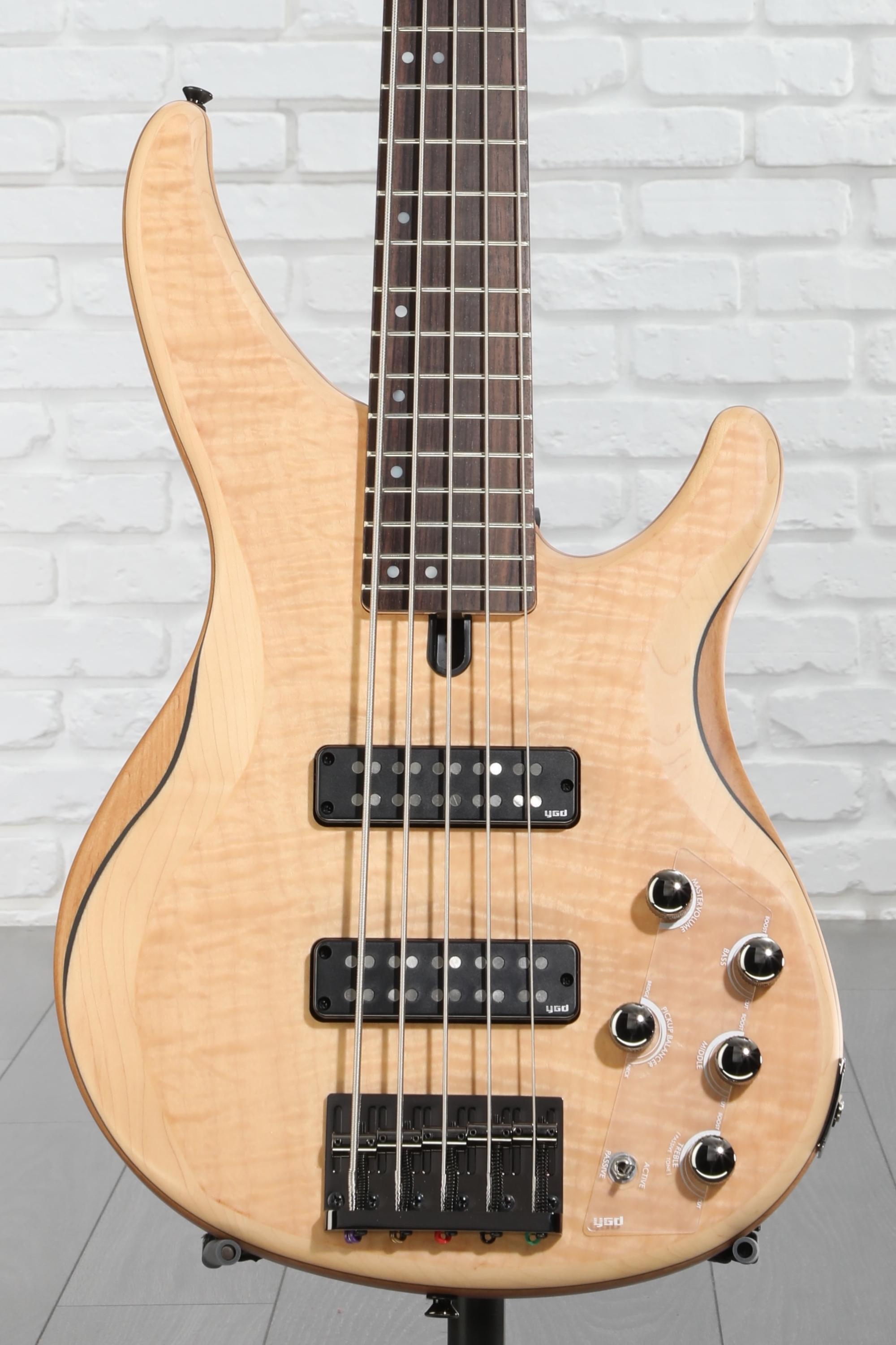 ベース Yamaha TRBX 605FM MA Yamaha TRBX 605FM 5-String Bass, Matte Amber w/ Rosewood *IN