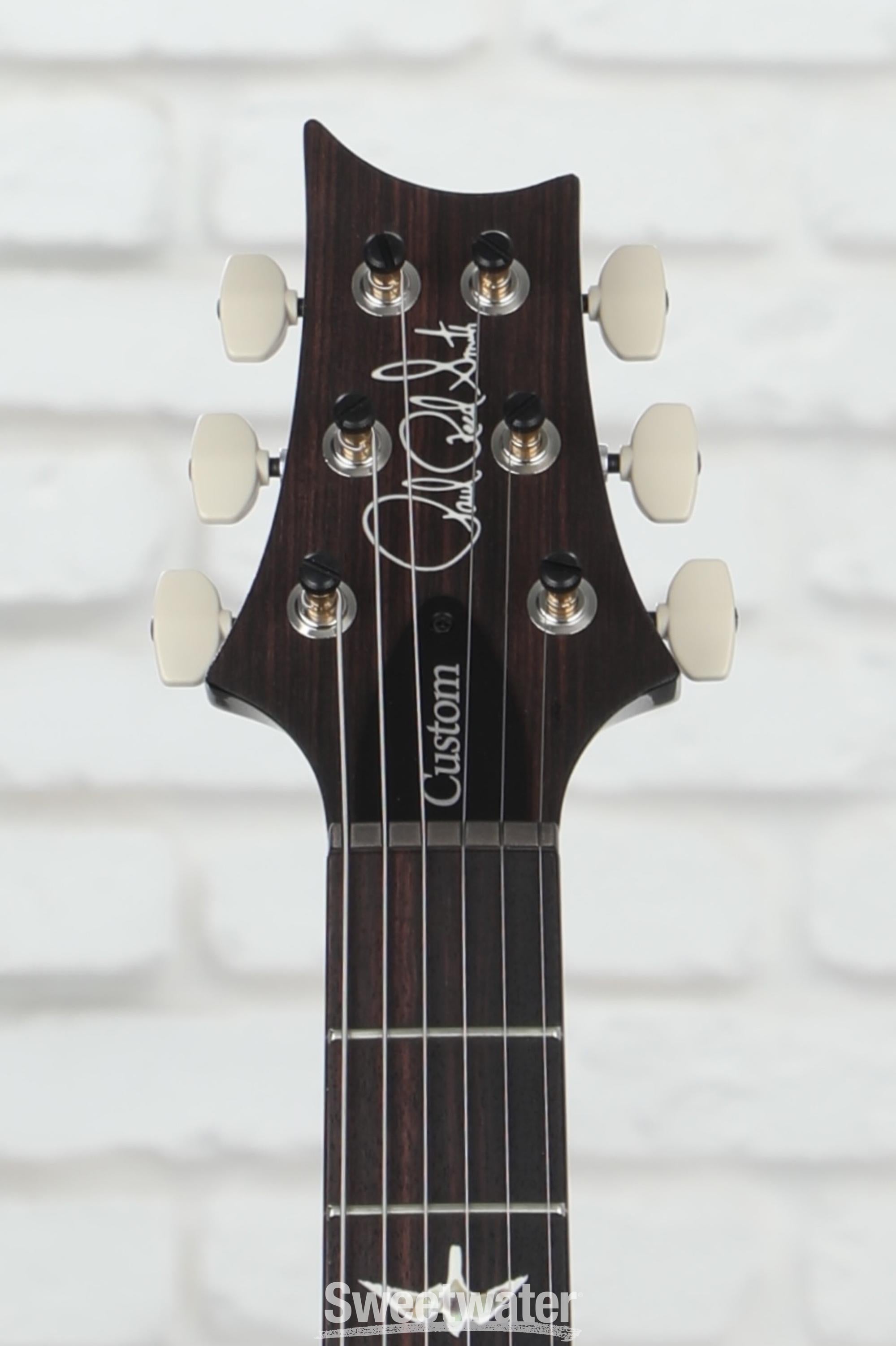 ギター LP CUSTOM model PRS Custom 24-08 Electric Guitar - Black/Natural Binding