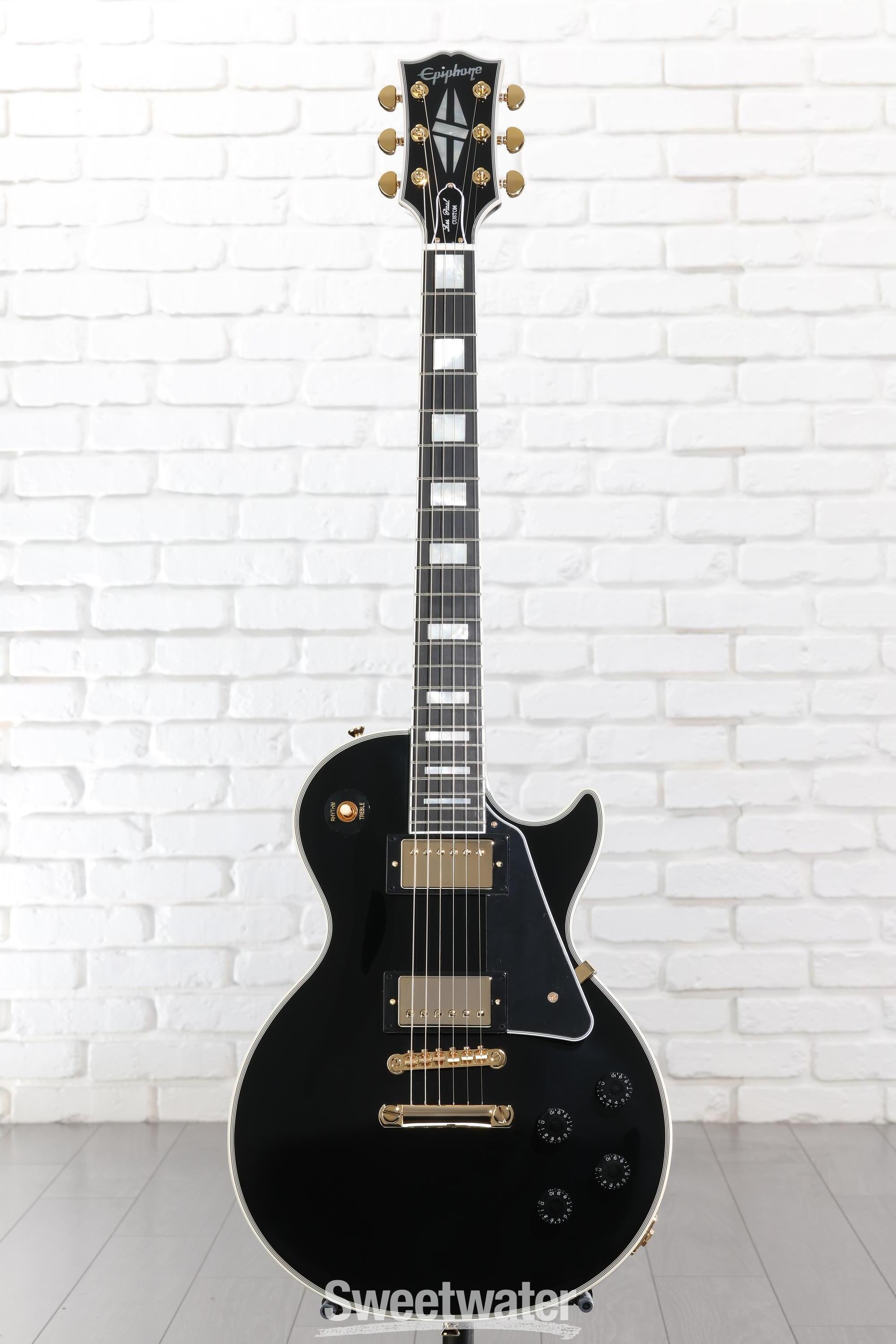 Epiphone Inspired by Gibson Custom Les Paul Custom Electric Guitar