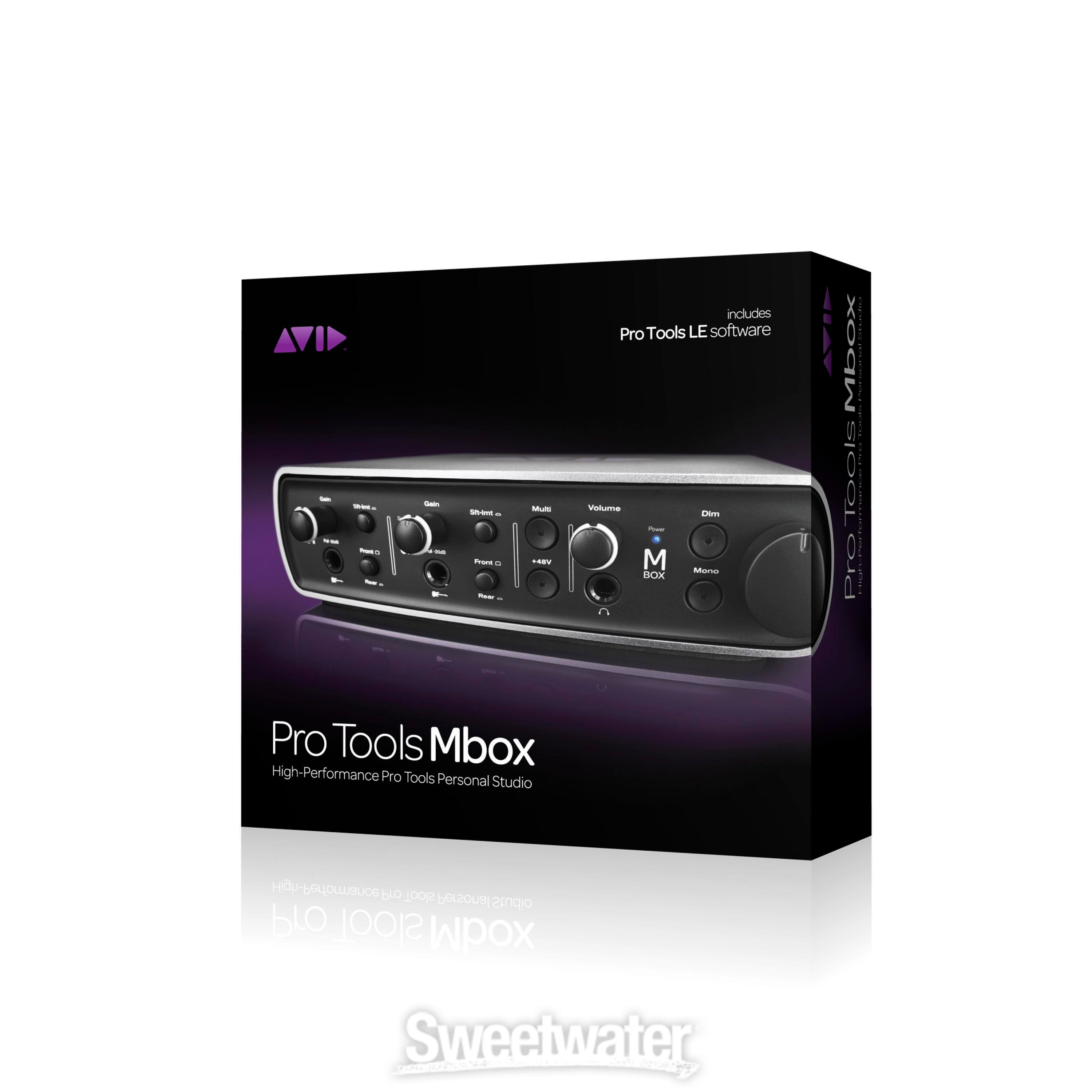 Avid Pro Tools Mbox - Mbox with Pro Tools LE v8 Reviews | Sweetwater
