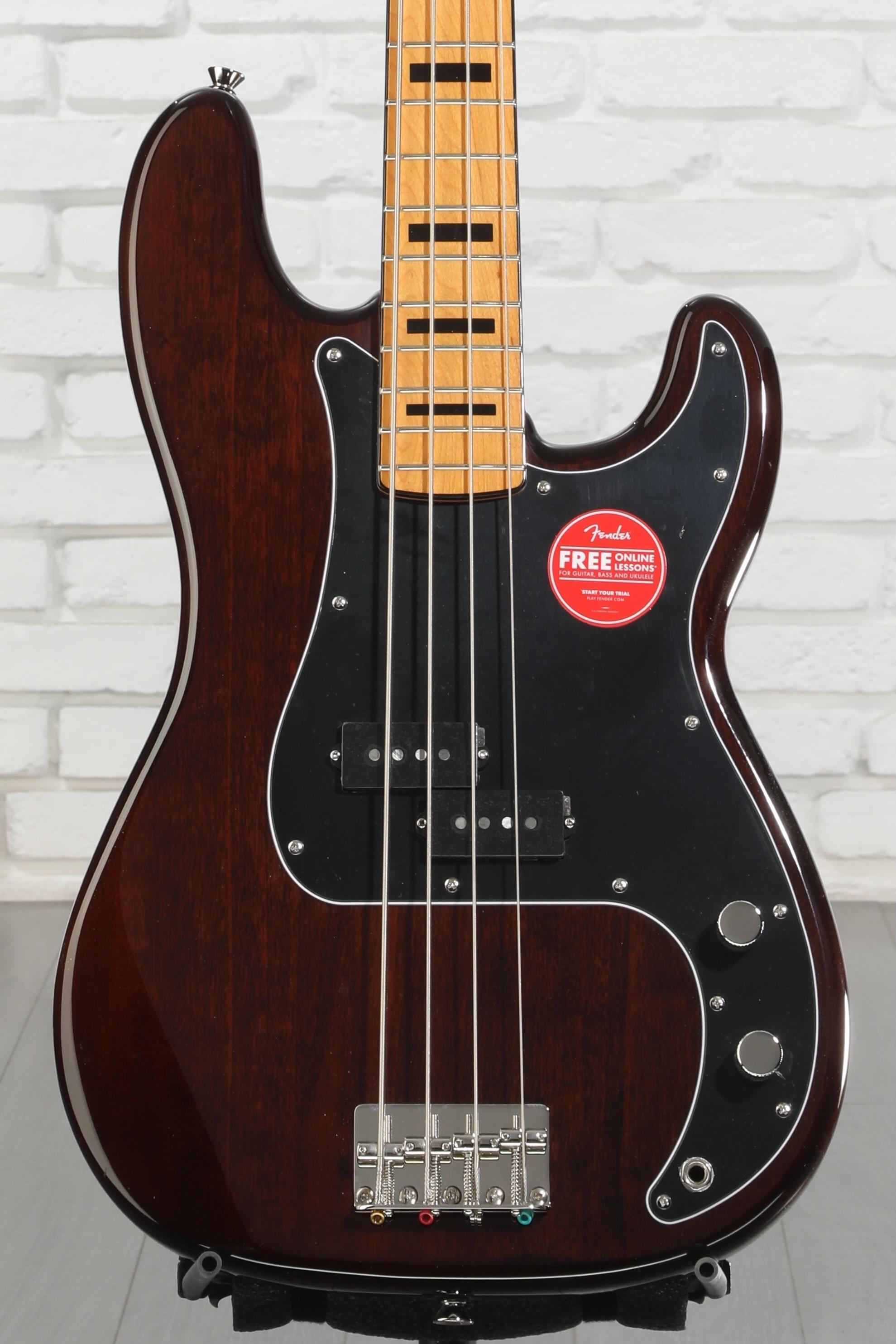 Squier Classic Vibe '70s Precision Bass - Walnut | Sweetwater