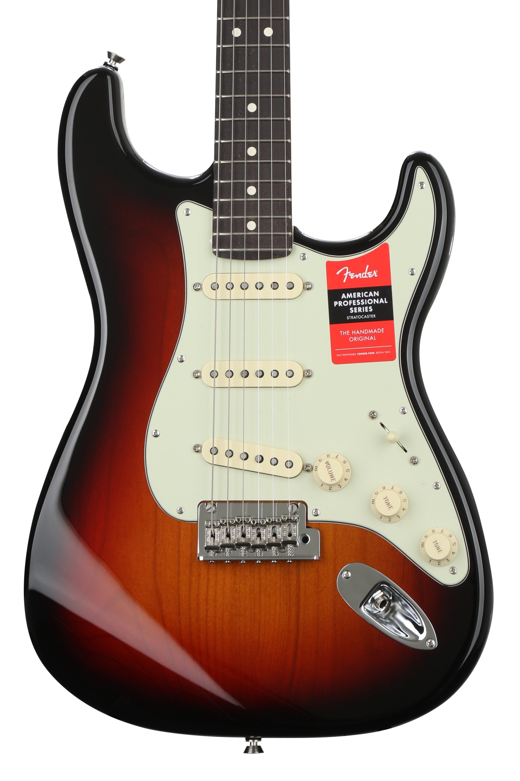 Fender American Professional Stratocaster - 3-Color Sunburst with Rosewood  Fingerboard