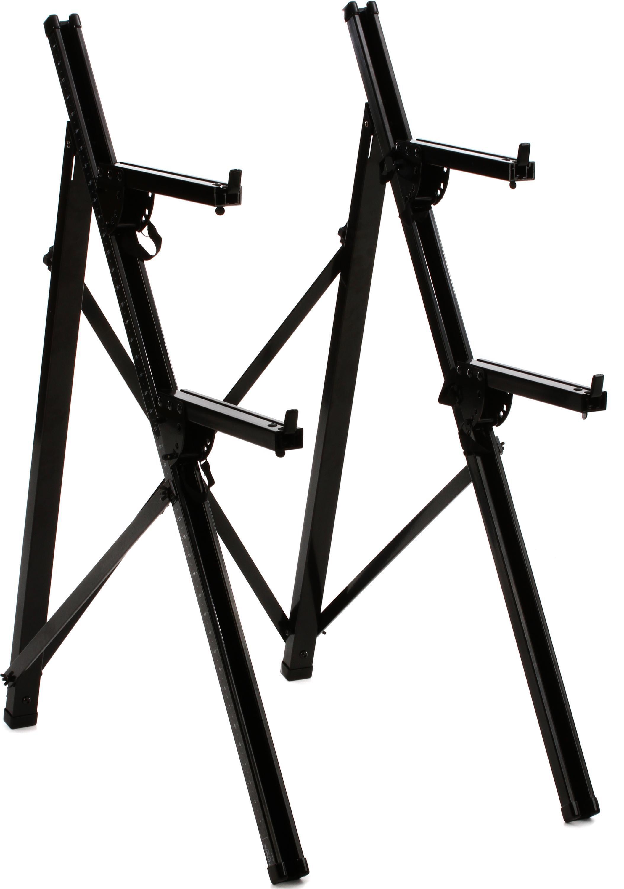 MAATEE & SONS　STAND BL Size: 2 ProX XFH-MHSTANDX2BL Pair of Black Totem Stands | IDJNOW