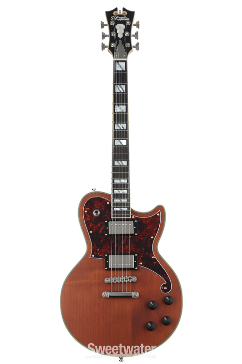 D'Angelico Deluxe Atlantic Electric Guitar - Matte Walnut with