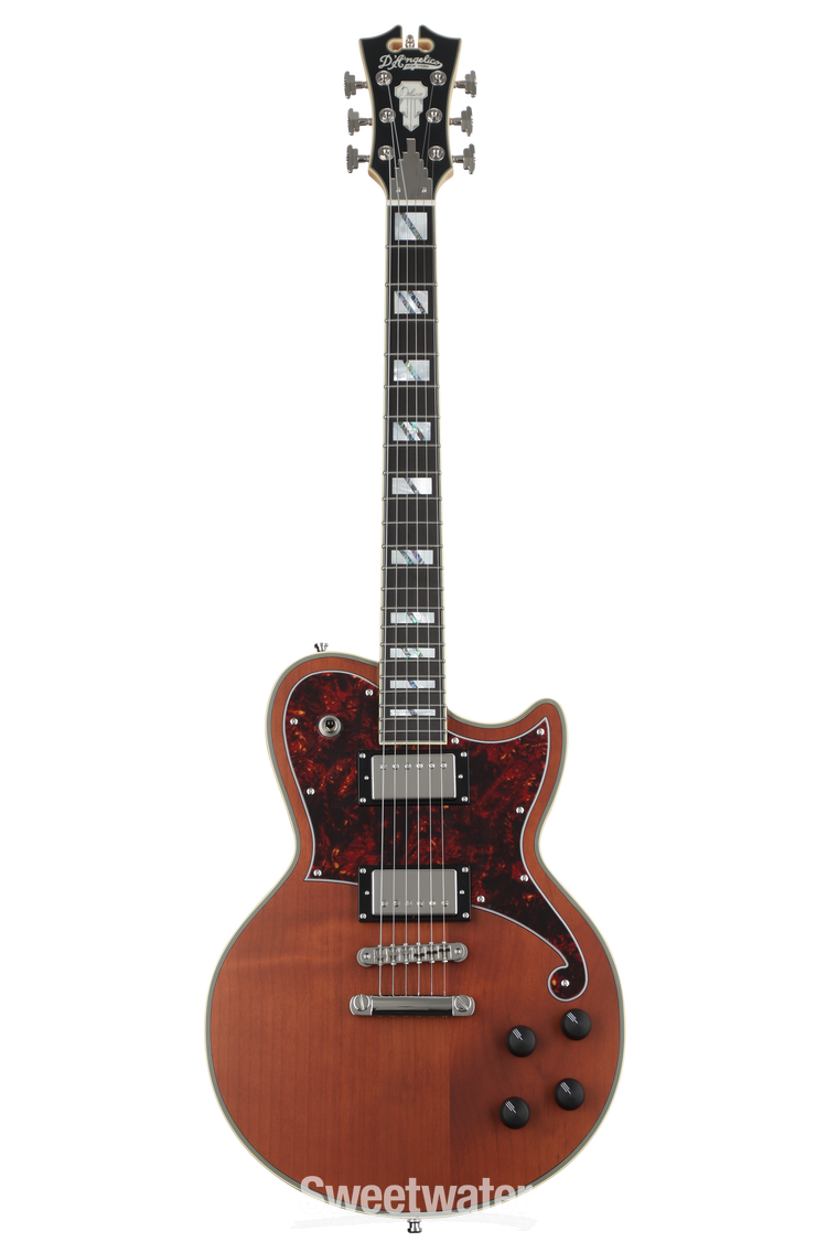 D'Angelico Deluxe Atlantic Electric Guitar - Matte Walnut with