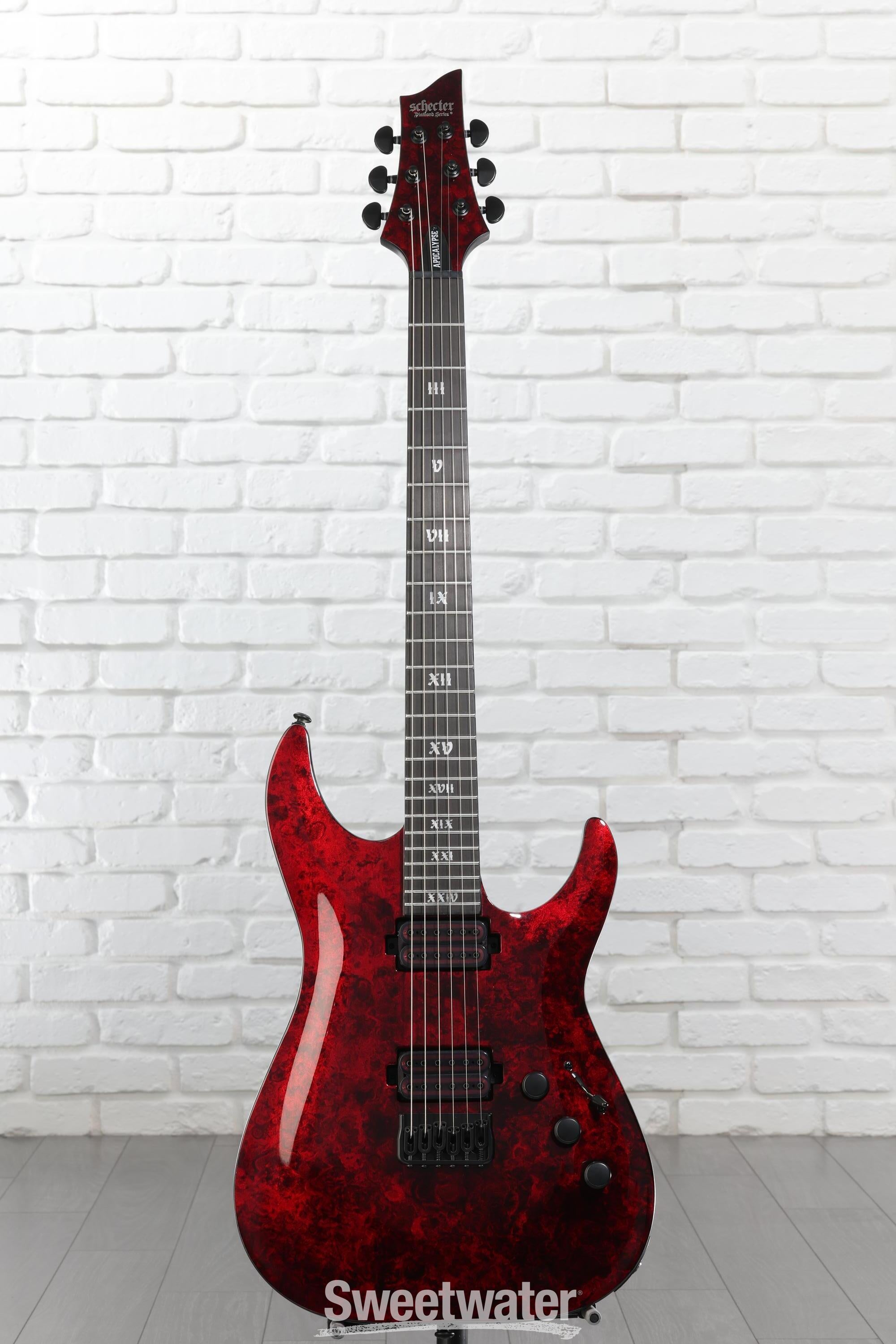 Schecter C-1 Apocalypse Electric Guitar - Red Reign | Sweetwater