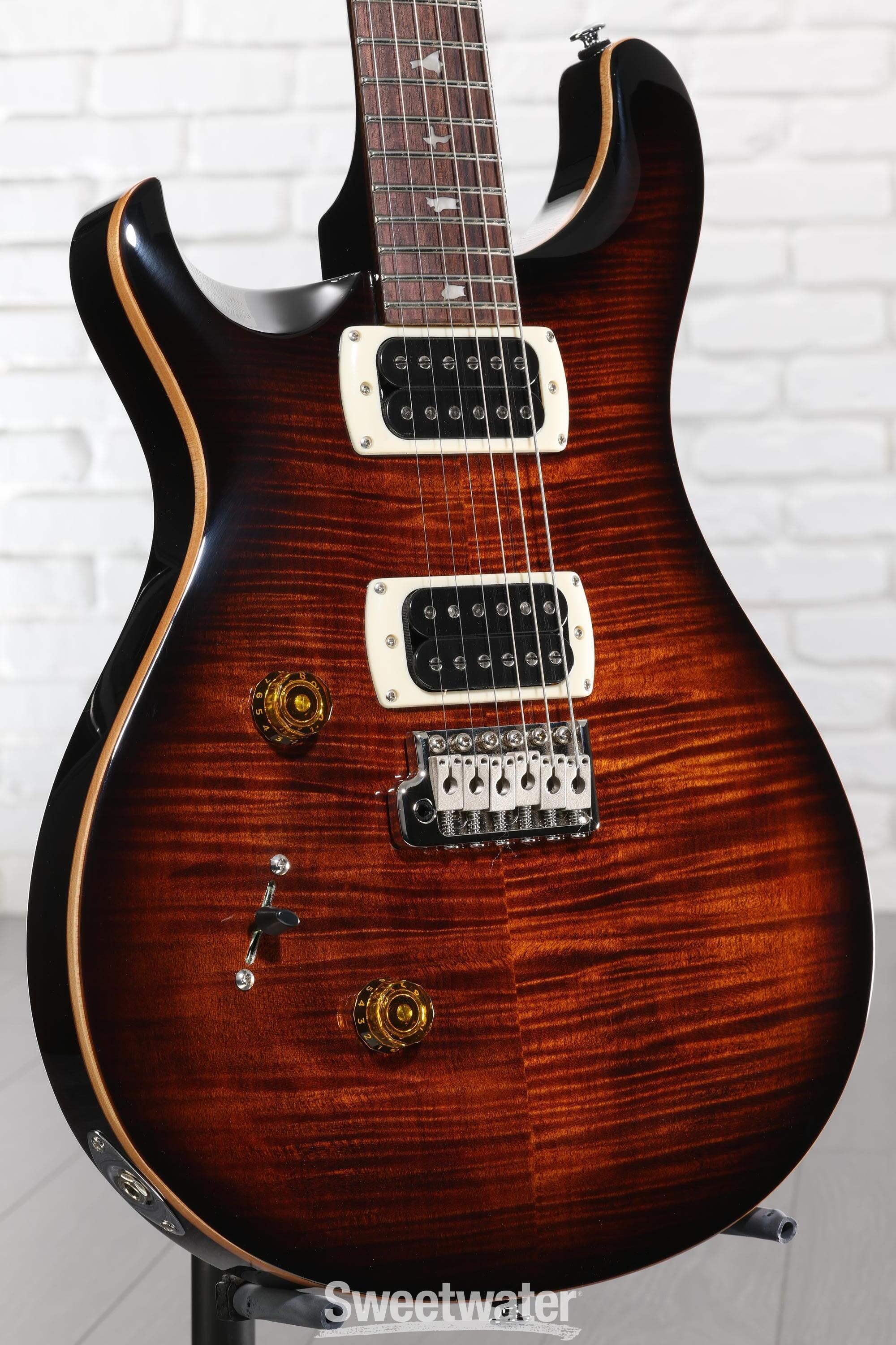 Photo of PRS SE Custom 24 Left-handed Electric Guitar - Black Gold Sunburst