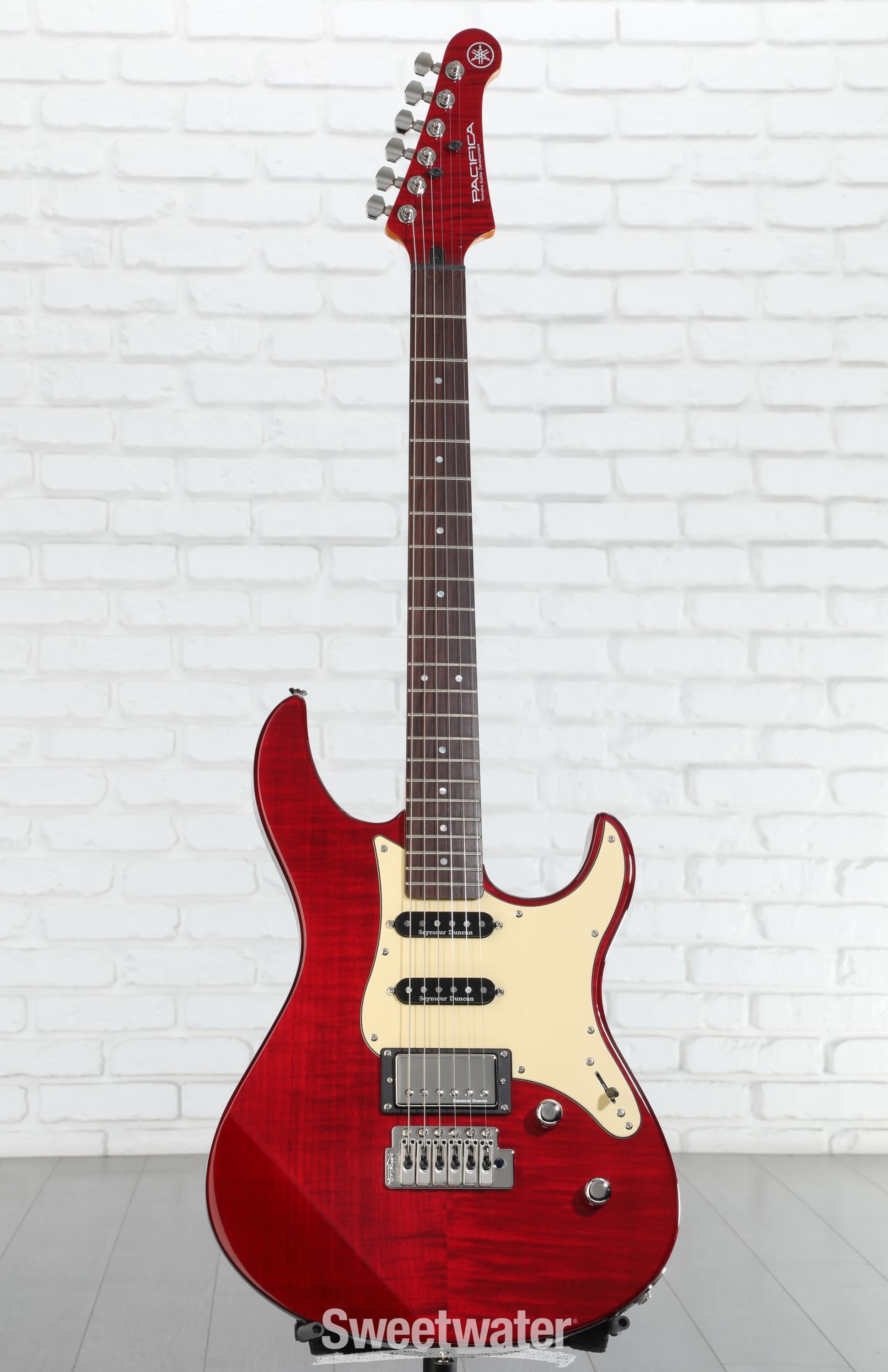 Yamaha PAC612VIIFMX Pacifica Electric Guitar - Fired Red