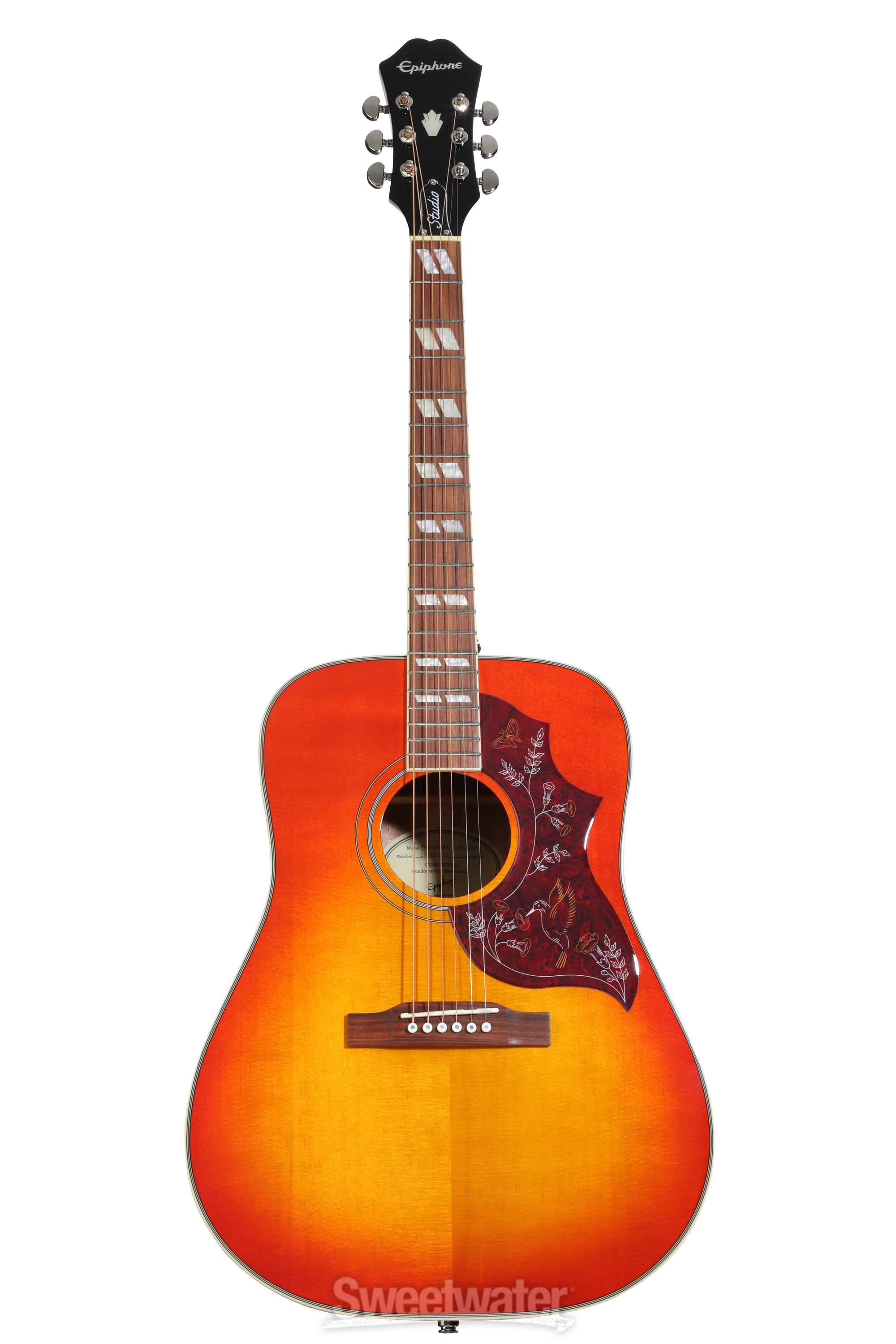 Epiphone Hummingbird Studio Acoustic-Electric Guitar - Faded