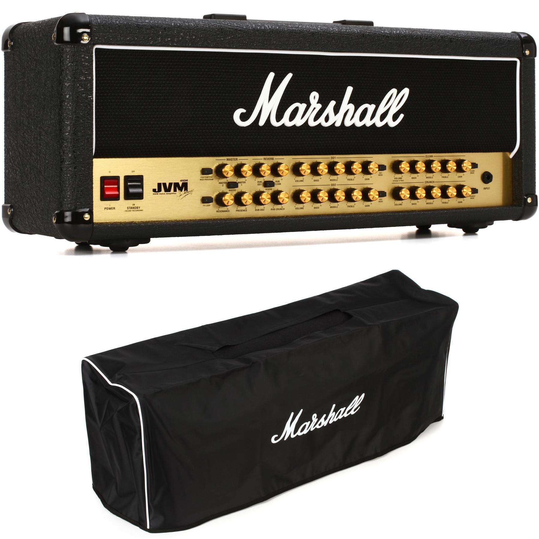 Marshall JVM410H 100-watt 4-channel Tube Head with Cover