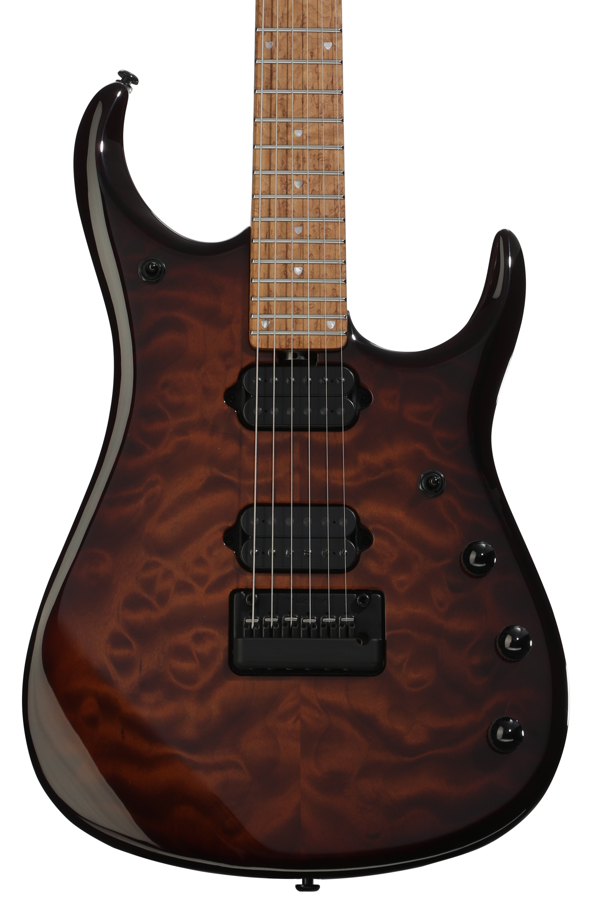 Ernie Ball Music Man JP15 Electric Guitar - Purple Nebula Flame