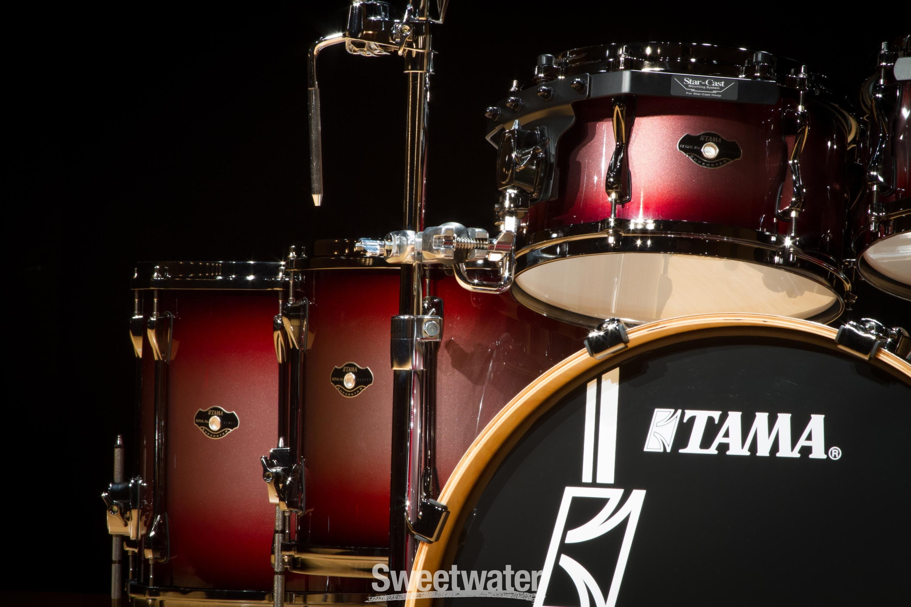 tama☆彡 Tama Imperialstar 7pc Complete Double Bass Drum Set Electric