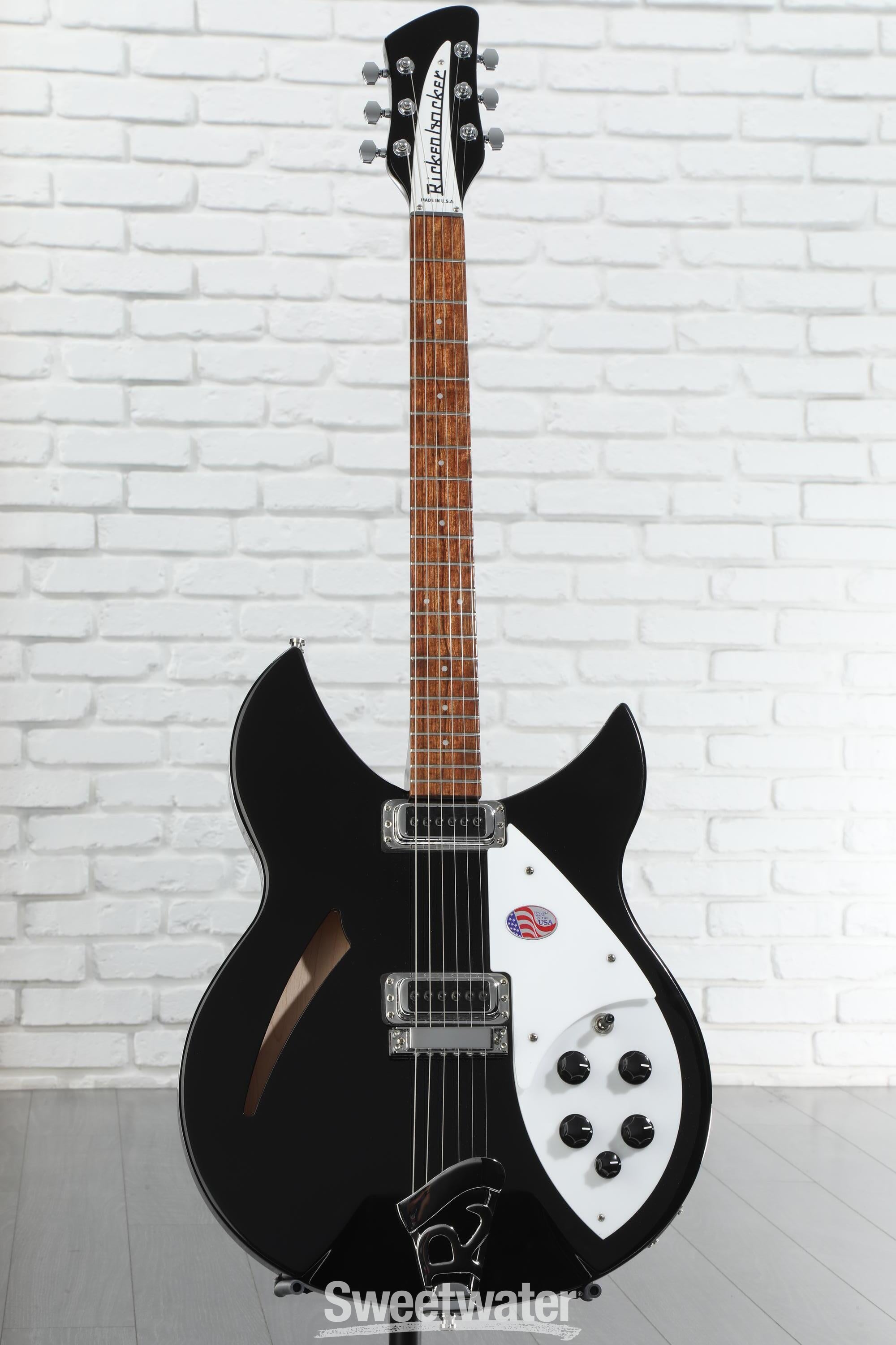 ギター Rickenbacker 330 Jetglo Rickenbacker 330 Thinline Semi-Hollow Electric Guitar