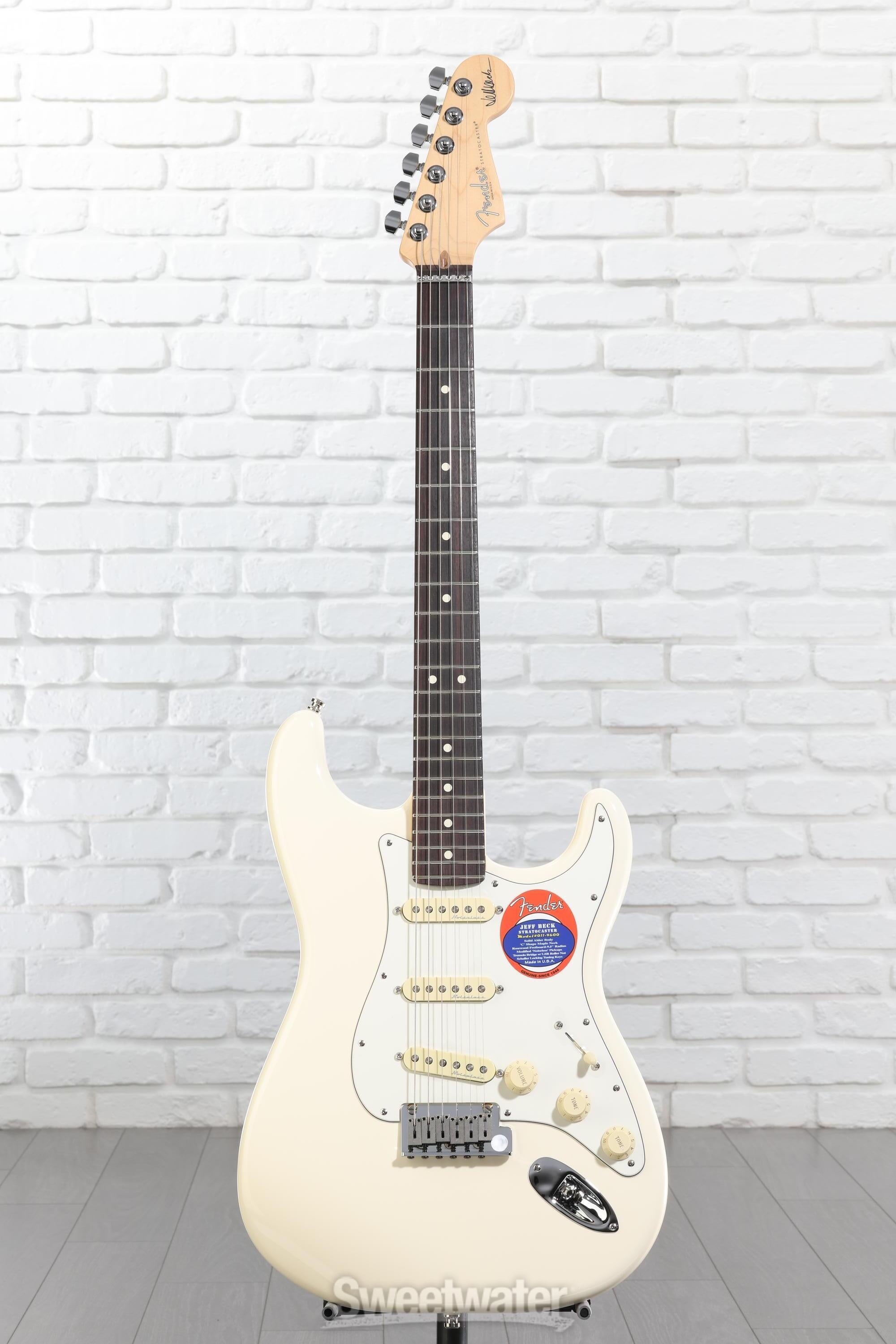 Fender Jeff Beck Stratocaster - Olympic White with Rosewood