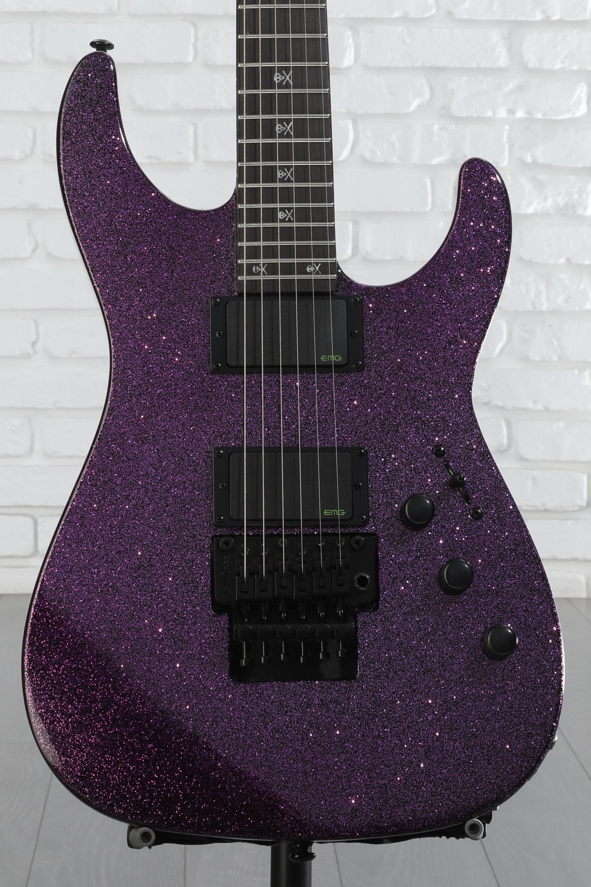MKマントルピース ESP LTD Kirk Hammett Signature KH-602 - Purple Sparkle