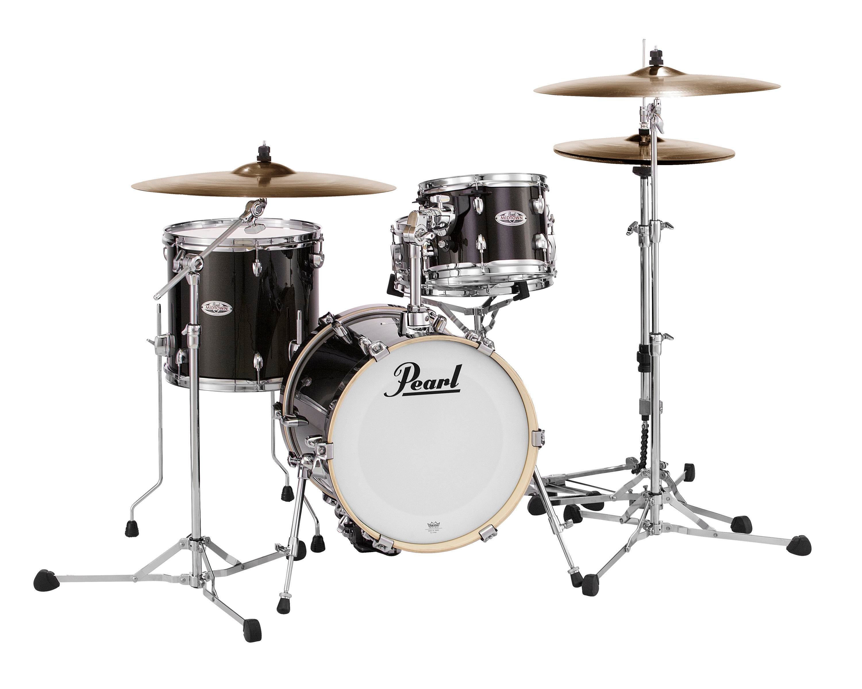 Pearl Midtown Series MDT764P/C 4-piece Shell Pack with Snare Drum 