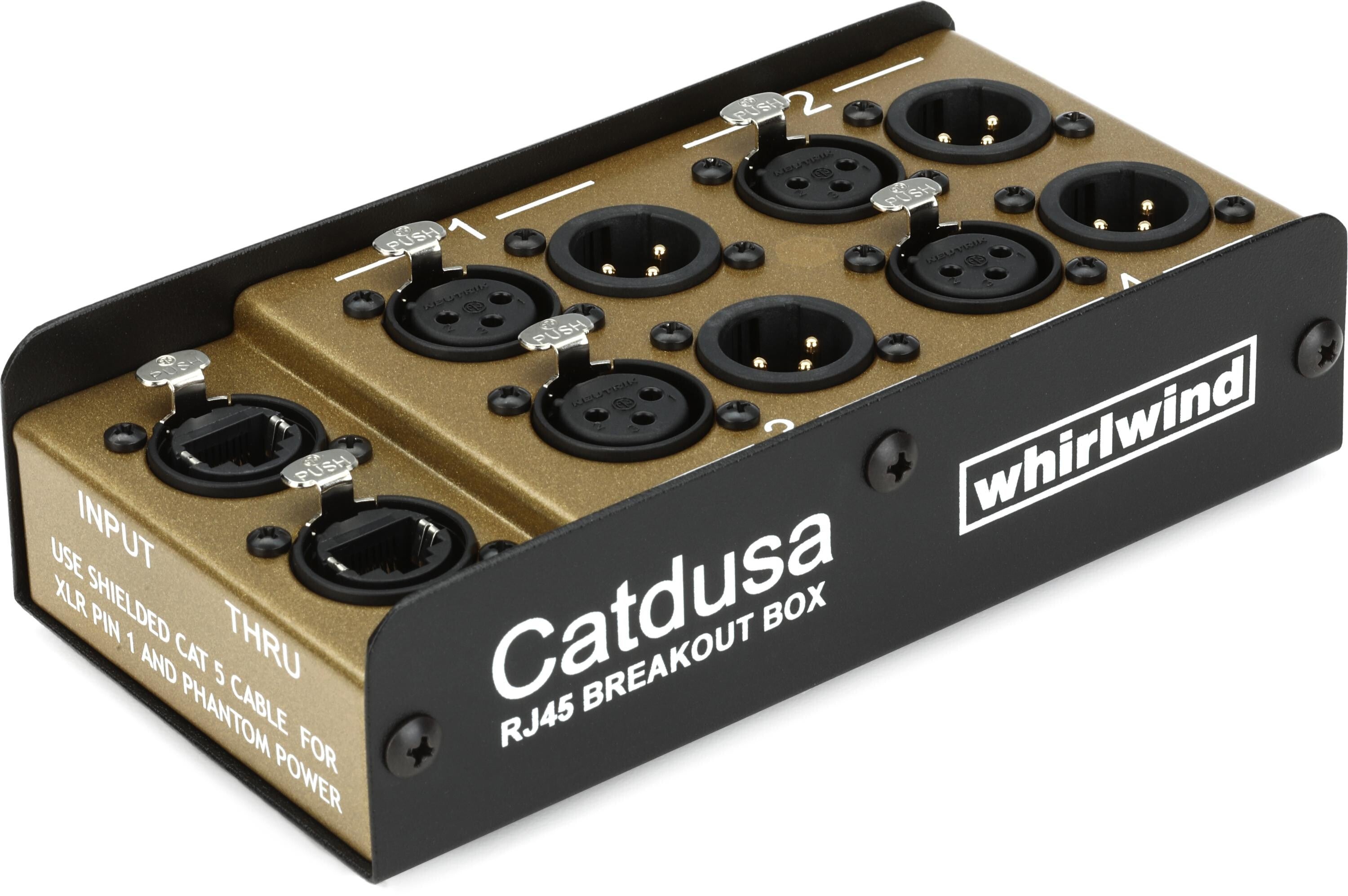 Whirlwind Catdusa 4-channel Analog Snake Box | Sweetwater