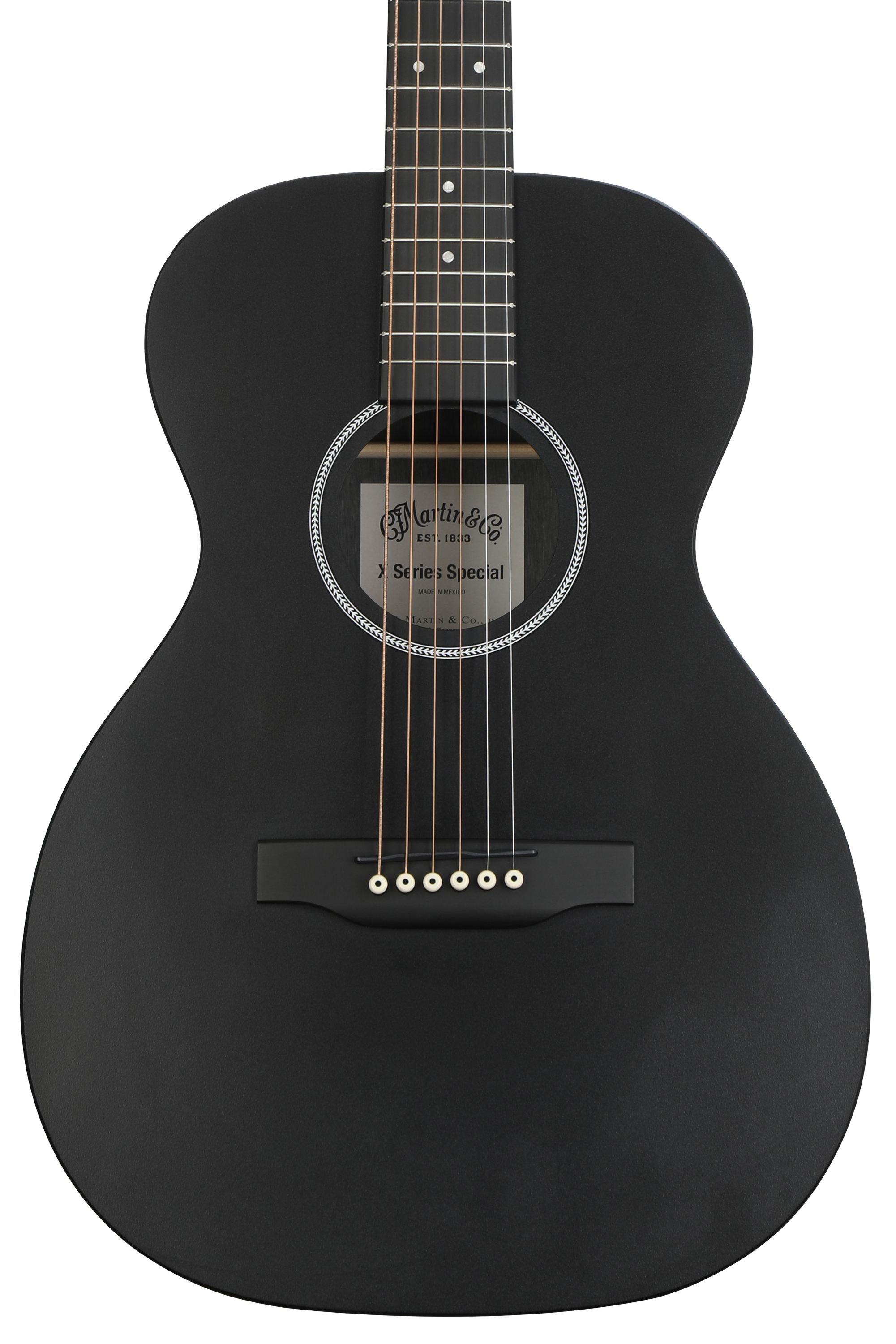 Martin O-X1 0-14 Acoustic Guitar - Black | Sweetwater