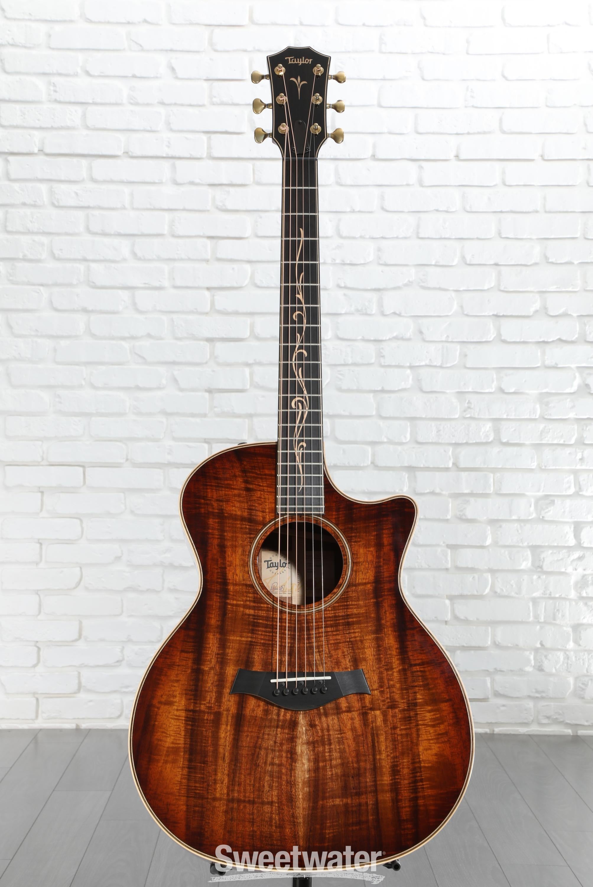 美品 Taylor K24ce Taylor K24ce - Shaded Edgeburst, Gold Gotoh Tuners | Sweetwater