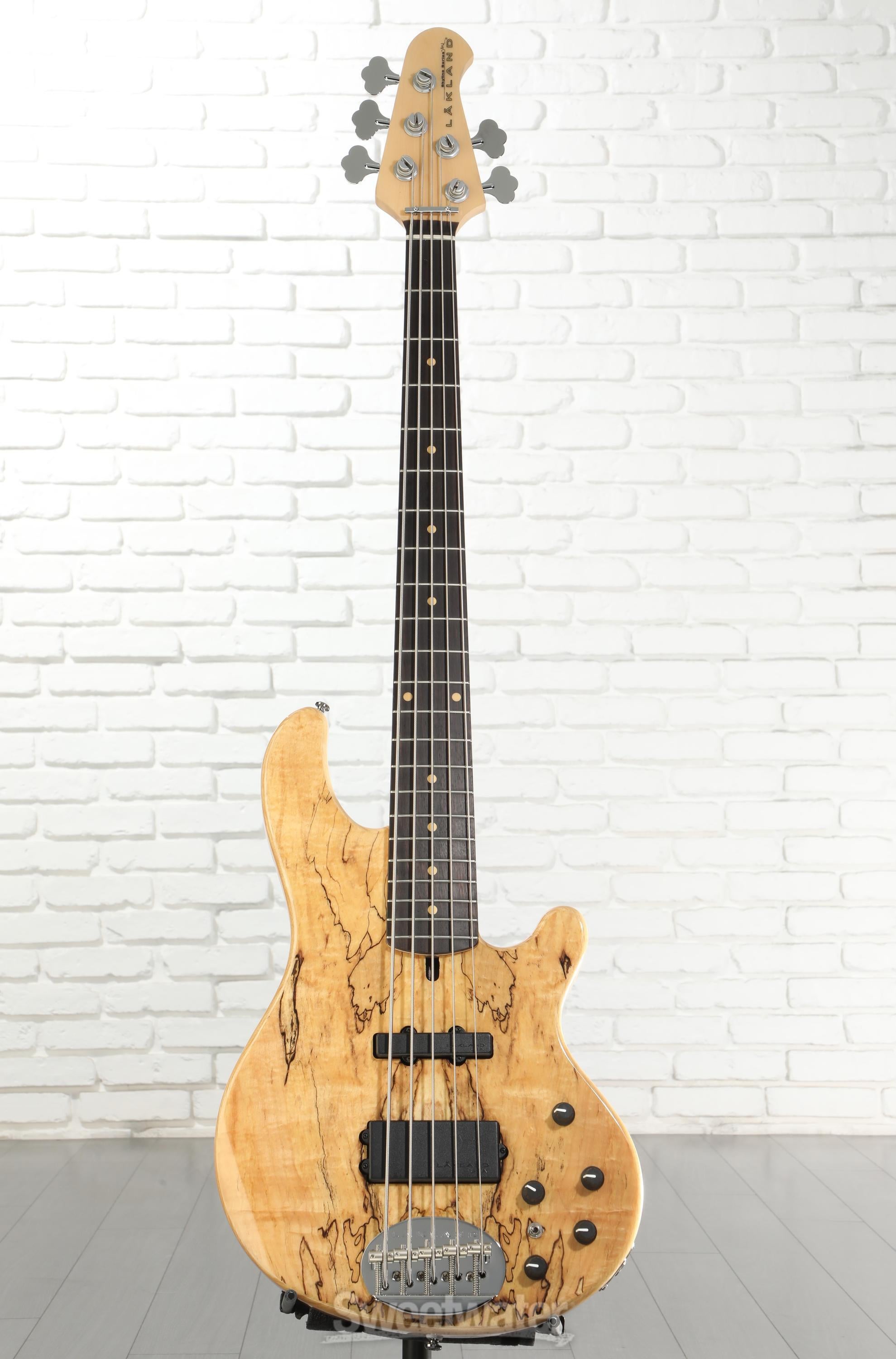 Lakland Skyline 55-02 Deluxe 5-string Bass Guitar - Spalted