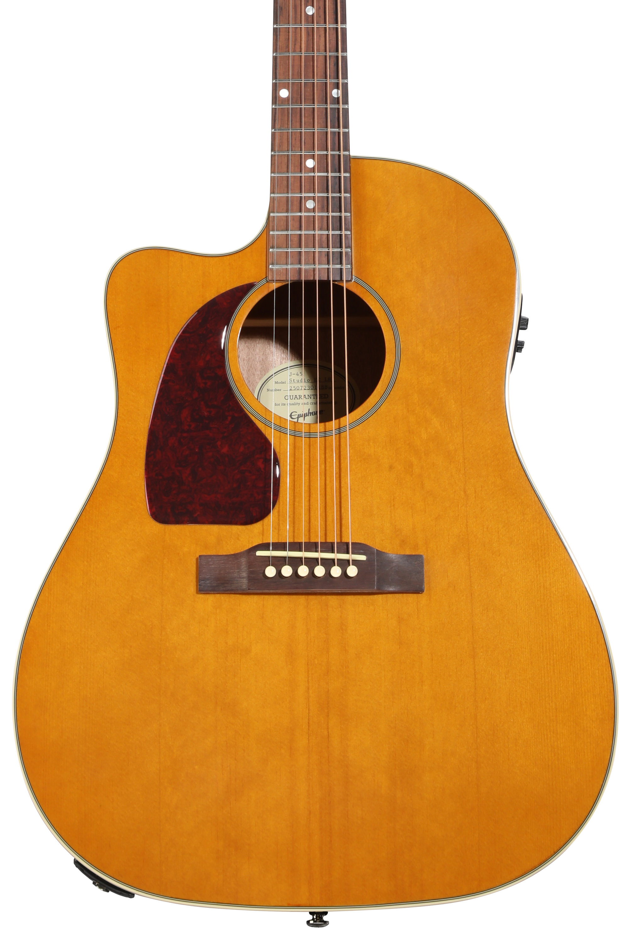 Epiphone J-45 Studio EC Left-handed Acoustic-electric Guitar