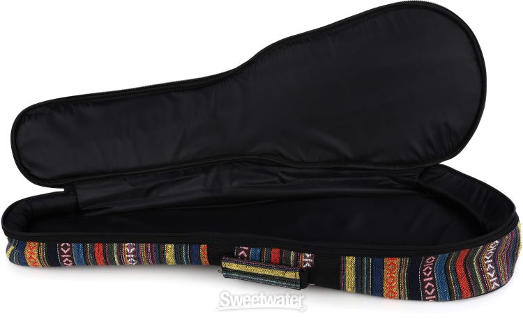 On-Stage GBU4101S Deluxe Striped Baritone Ukulele Gig Bag Sweetwater
