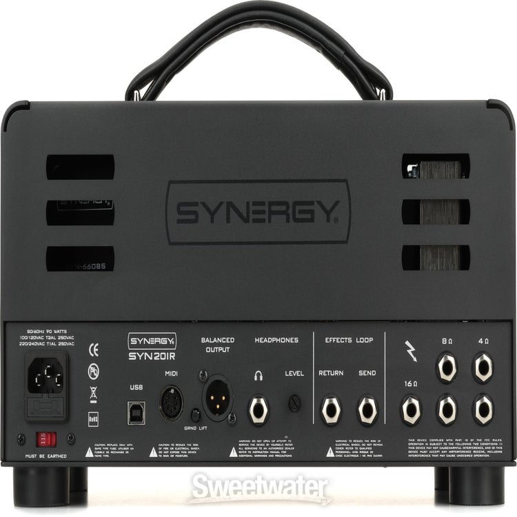 Synergy SYN-20IR 20-watt Amplifier Head - No Module Included