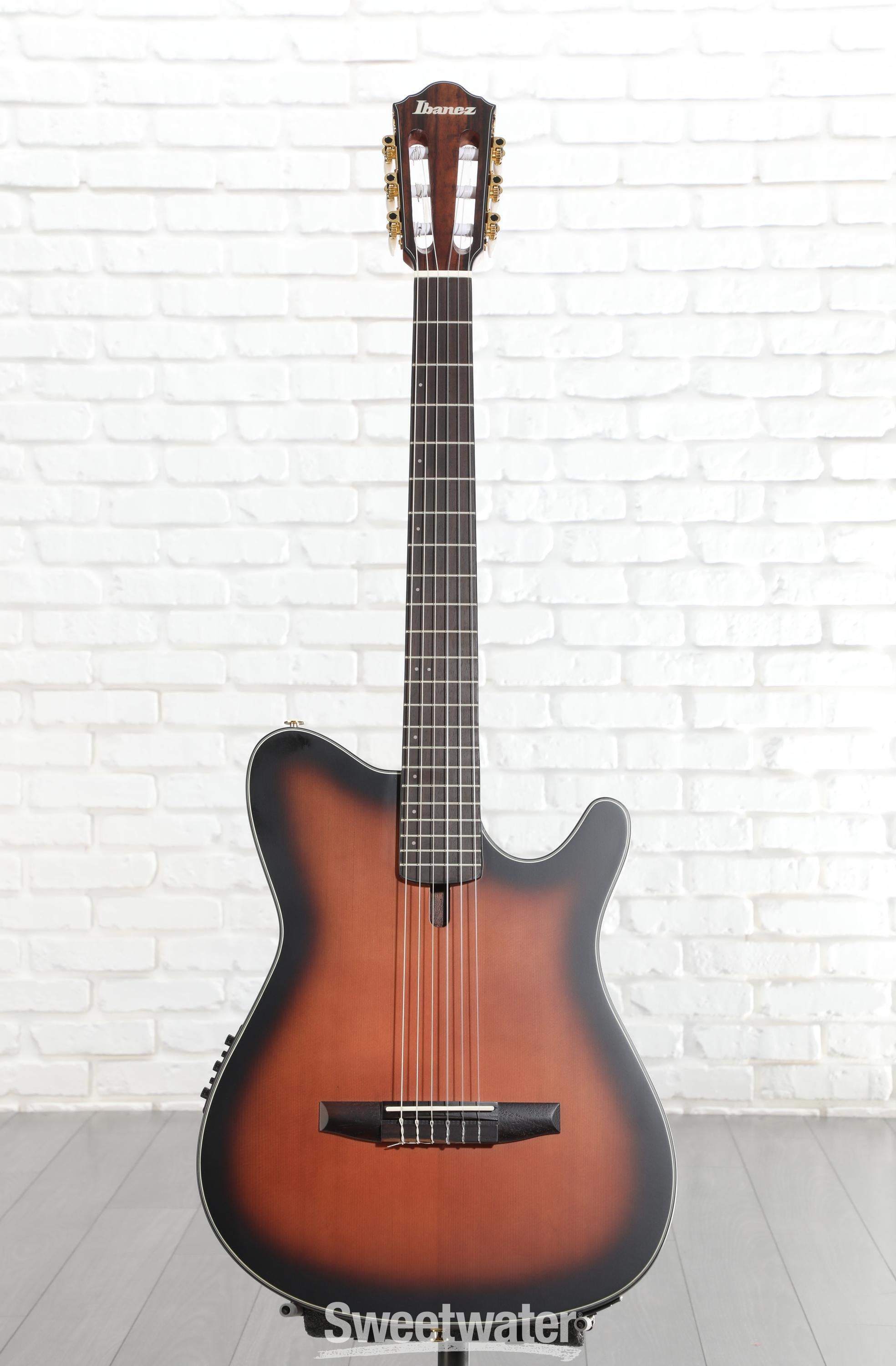 Ibanez FRH10N Thinline Nylon Acoustic-electric Guitar - Brown