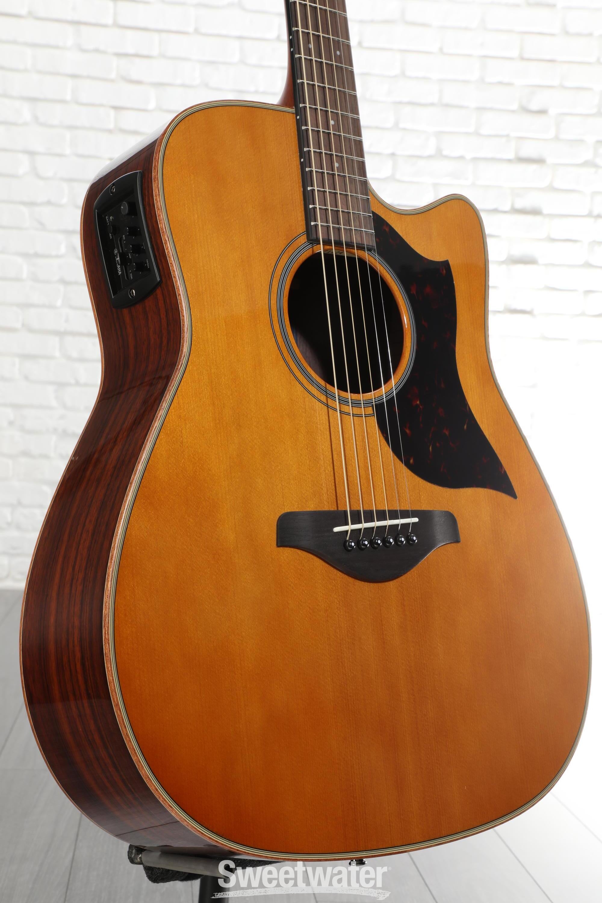 Yamaha A1R Acoustic-electric Guitar - Vintage Natural | Sweetwater
