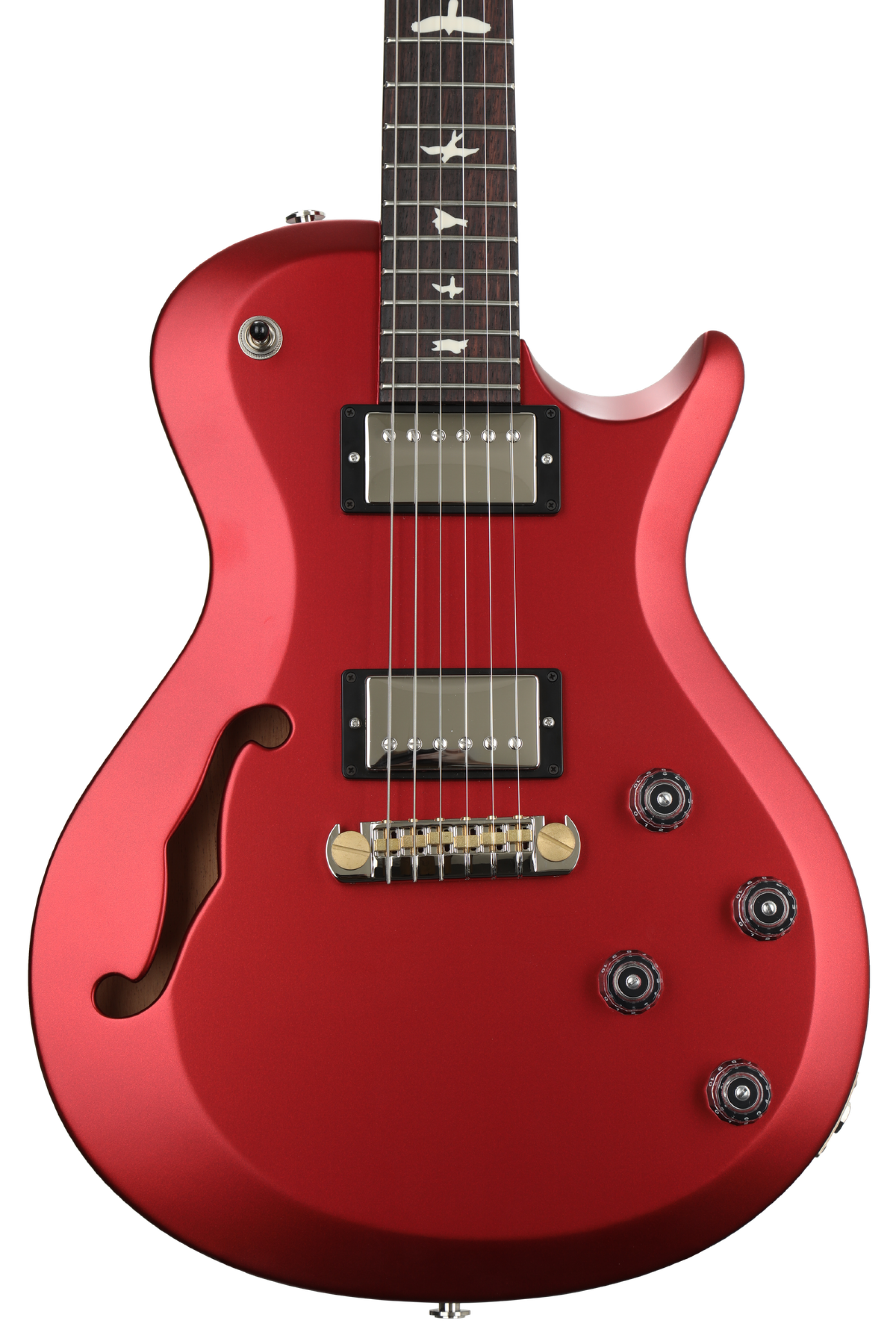 PRS S2 Singlecut Semi-Hollow - Satin Red Metallic | Sweetwater