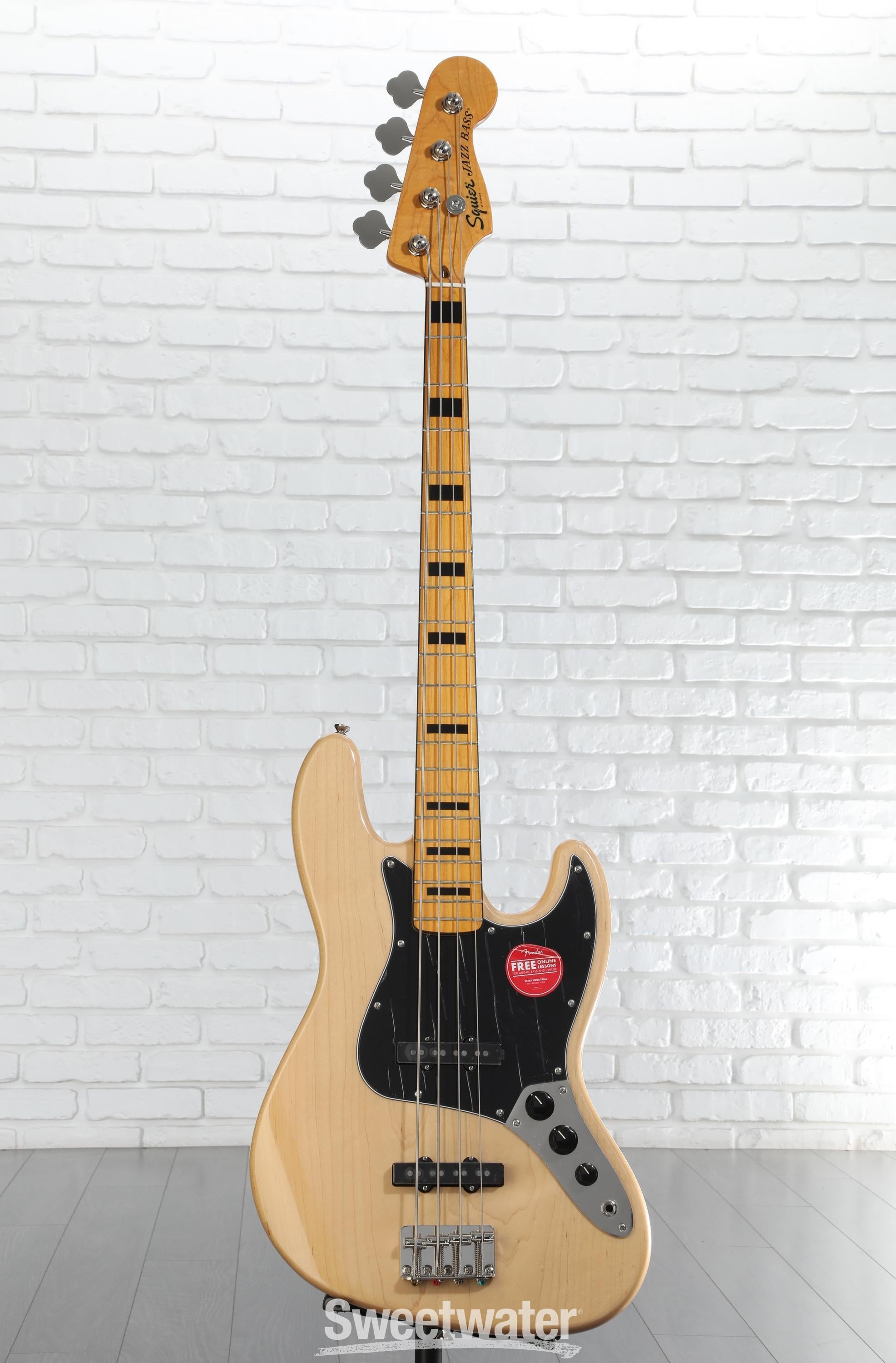 Squier Classic Vibe '70s Jazz Bass - Natural | Sweetwater