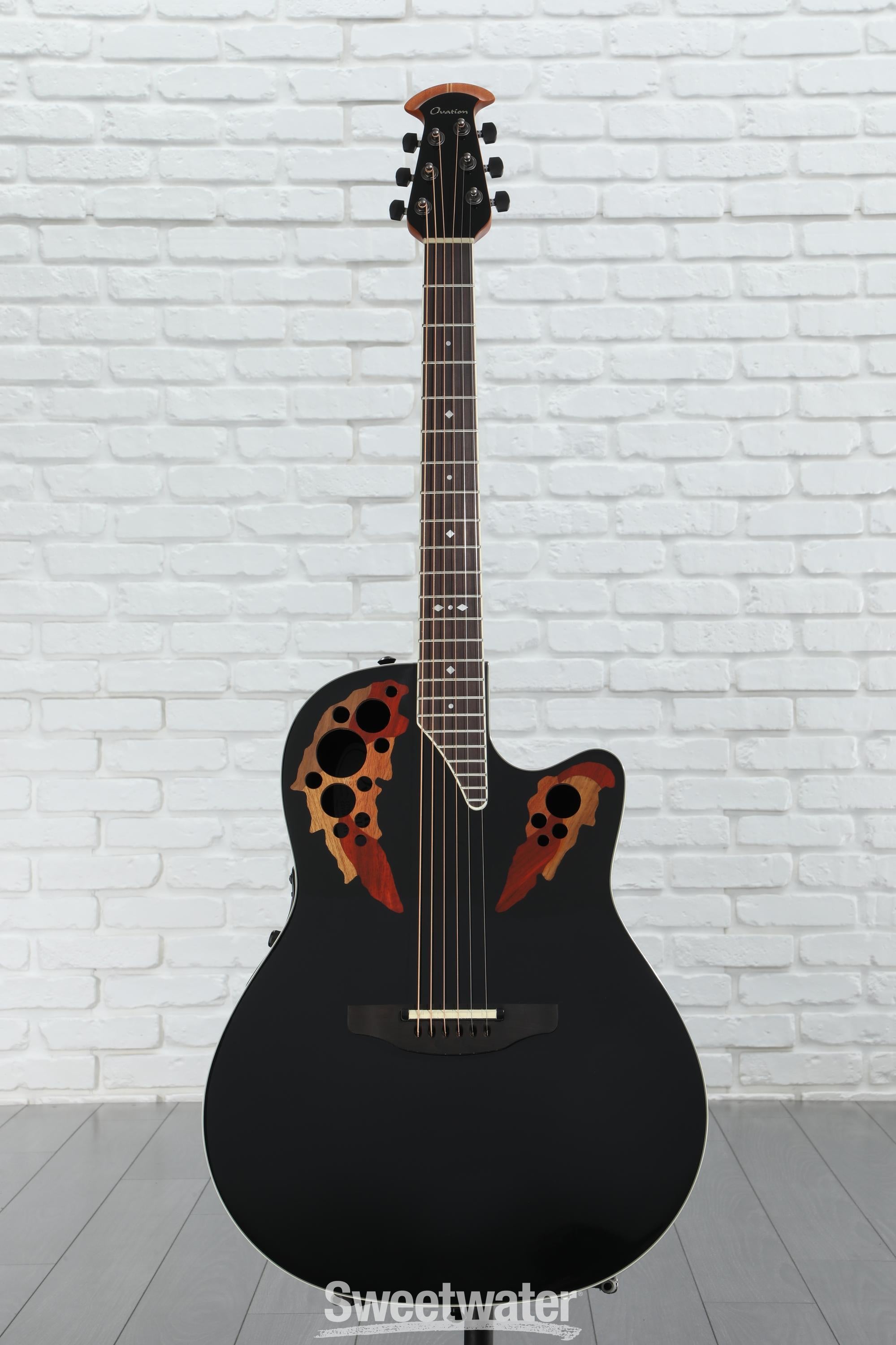 Ovation Celebrity Elite Acoustic-Electric Guitar Black