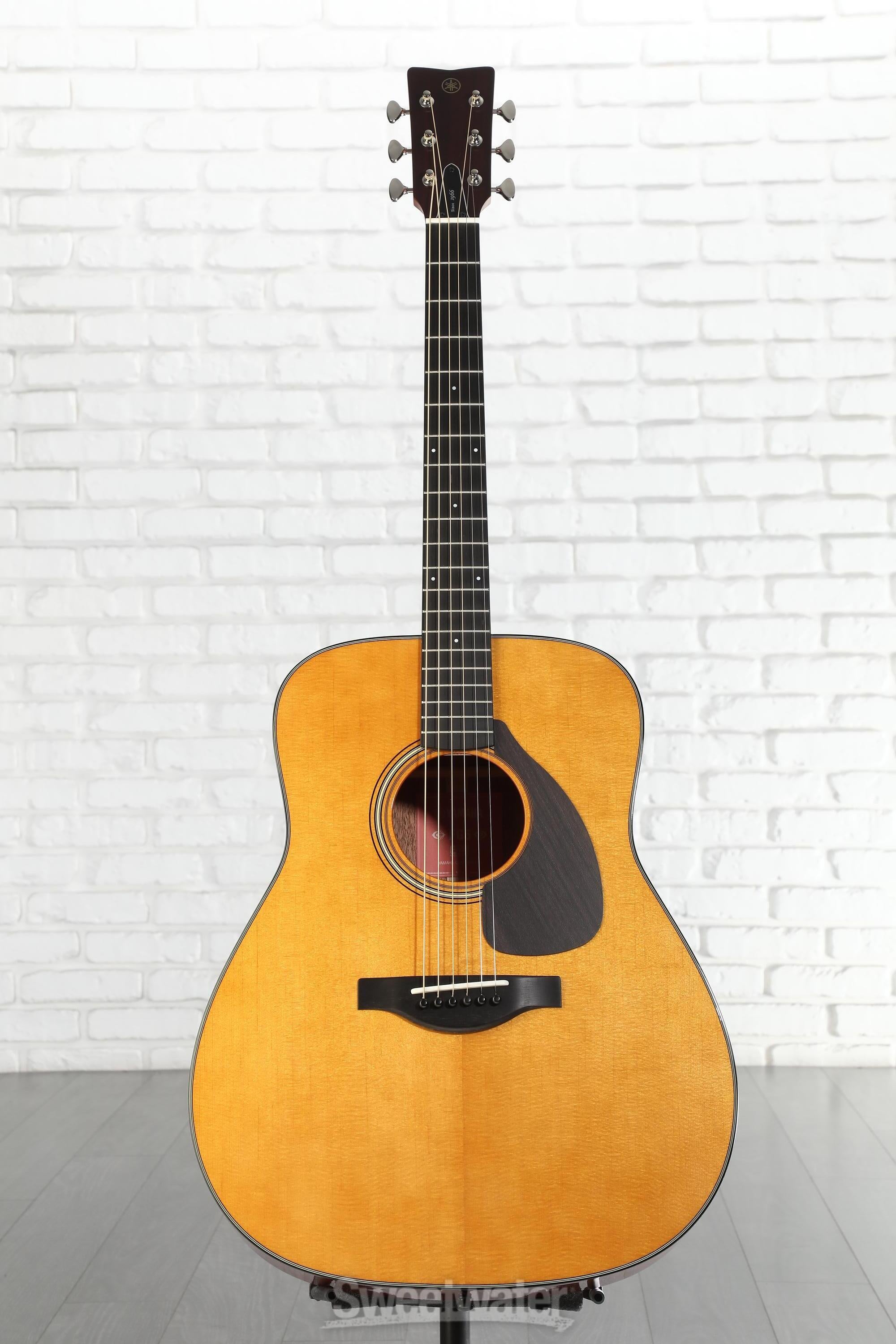 Yamaha FG5 Red Label Acoustic Guitar - Natural | Sweetwater