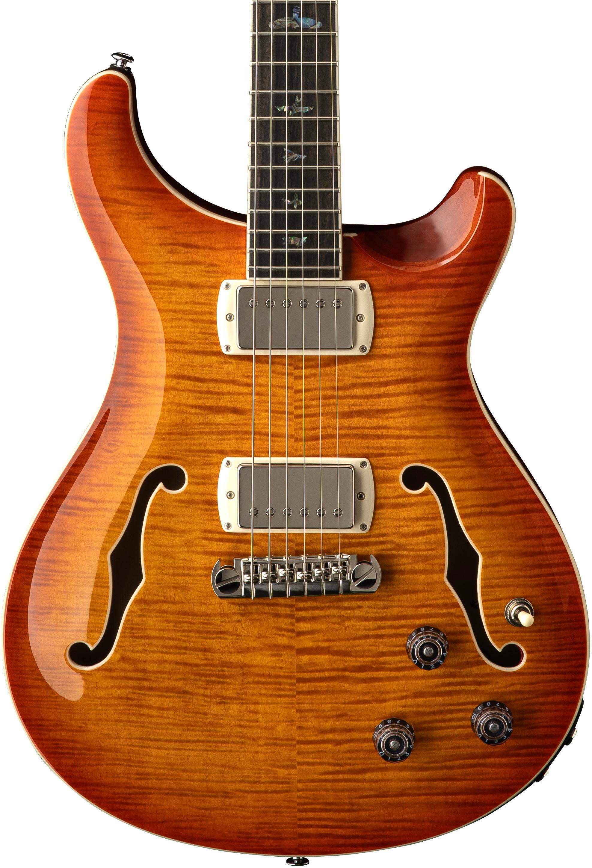ギター PRS SE Hollowbody II Piezo PRS SE Hollowbody II Piezo Electric Guitar Orange Tiger