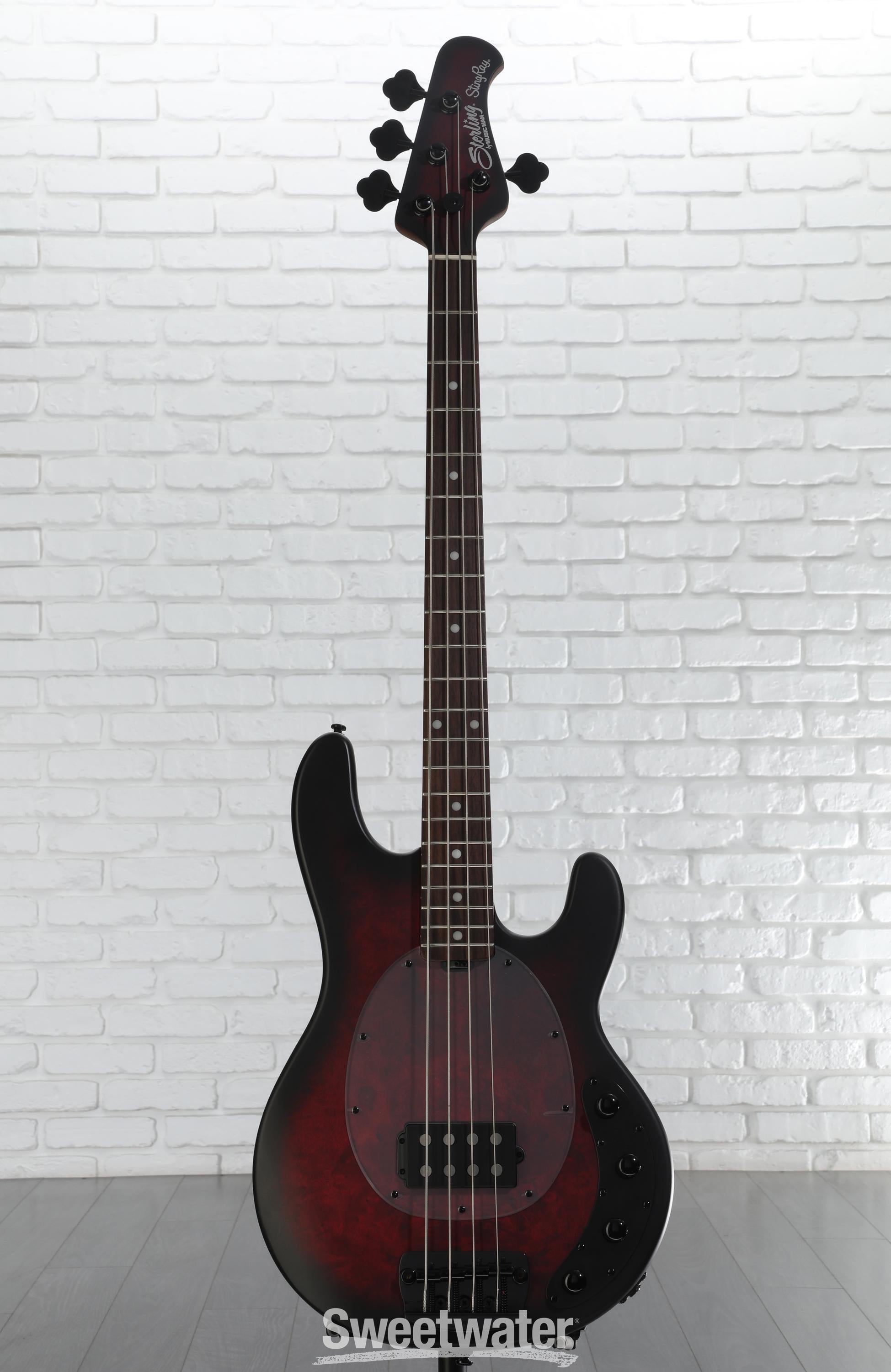 Sterling By Music Man StingRay RAY34 Bass Guitar - Dark