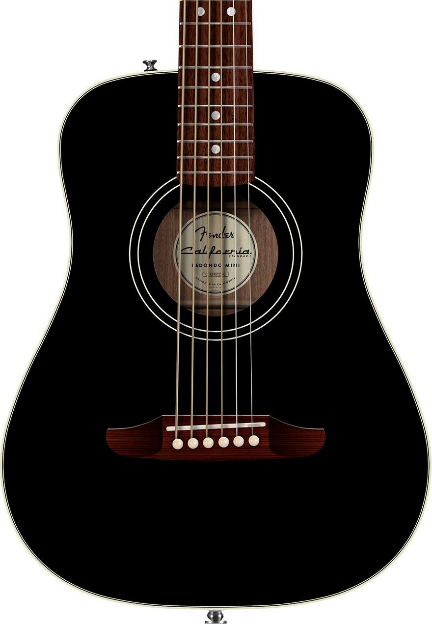 Fender アコースティックギター Redondo Mini, ブラック Amazon | Fender フェンダー アコースティックギター Redondo