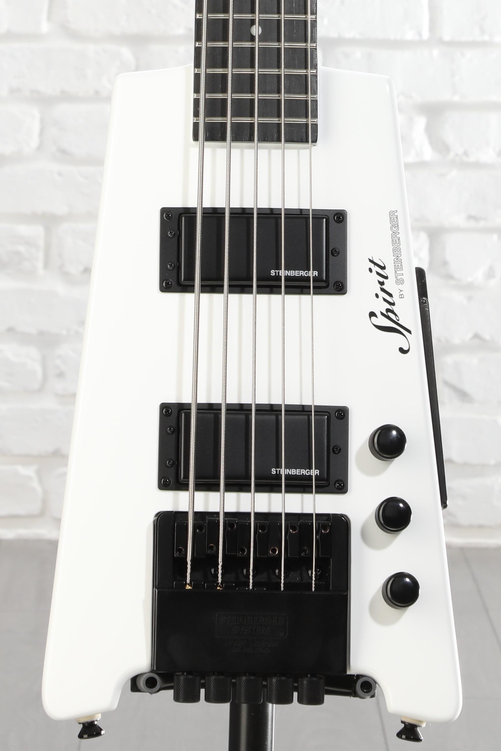 Steinberger Spirit XT-25 5-string Bass Guitar - White | Sweetwater