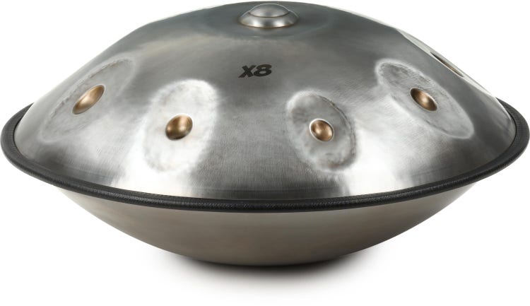 X8 Drums Vintage Stainless Steel Handpan - D Sabye