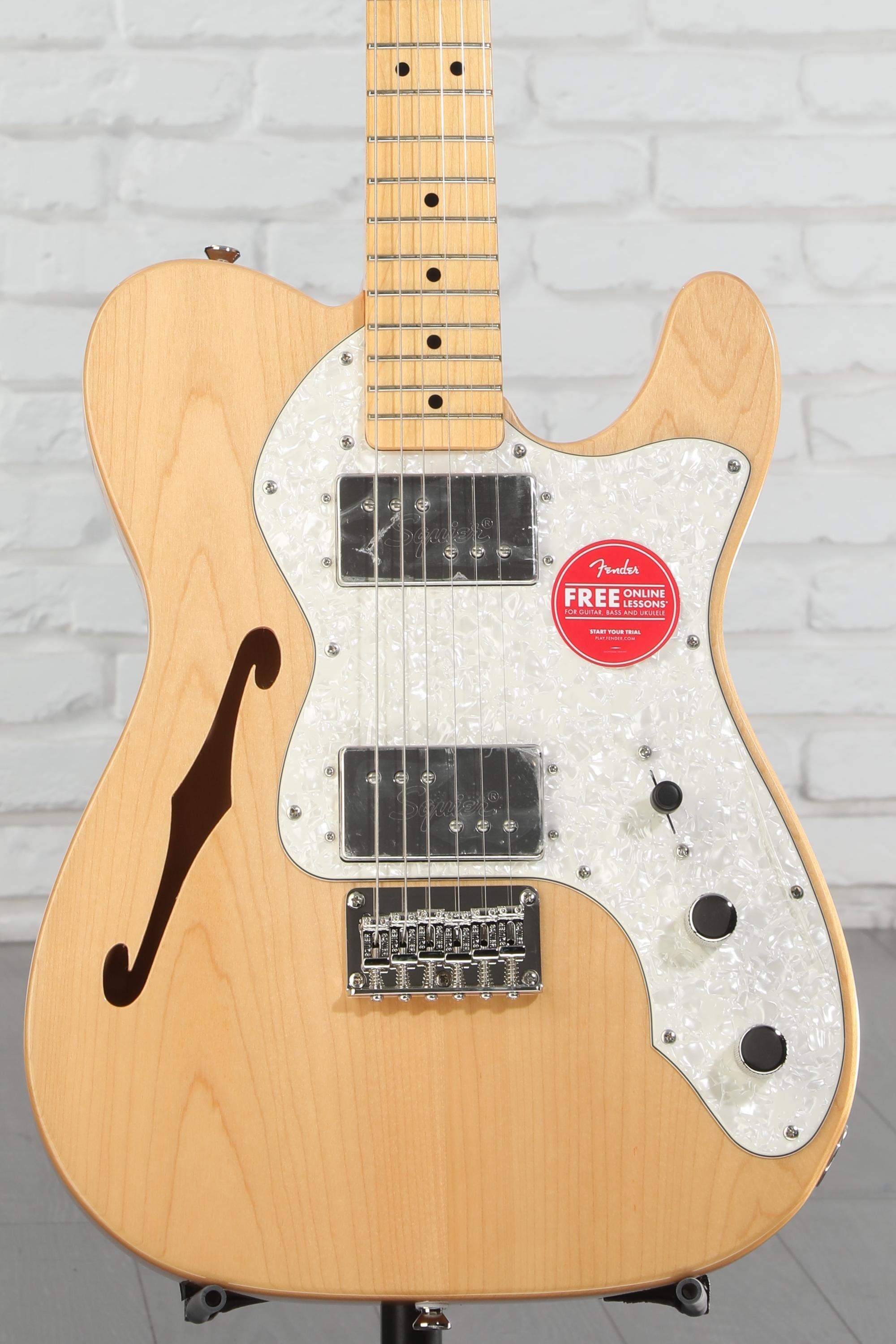 ギター Squier by Fender 70s Telecaster Thinline Squier Classic Vibe '70s Telecaster Thinline - Natural