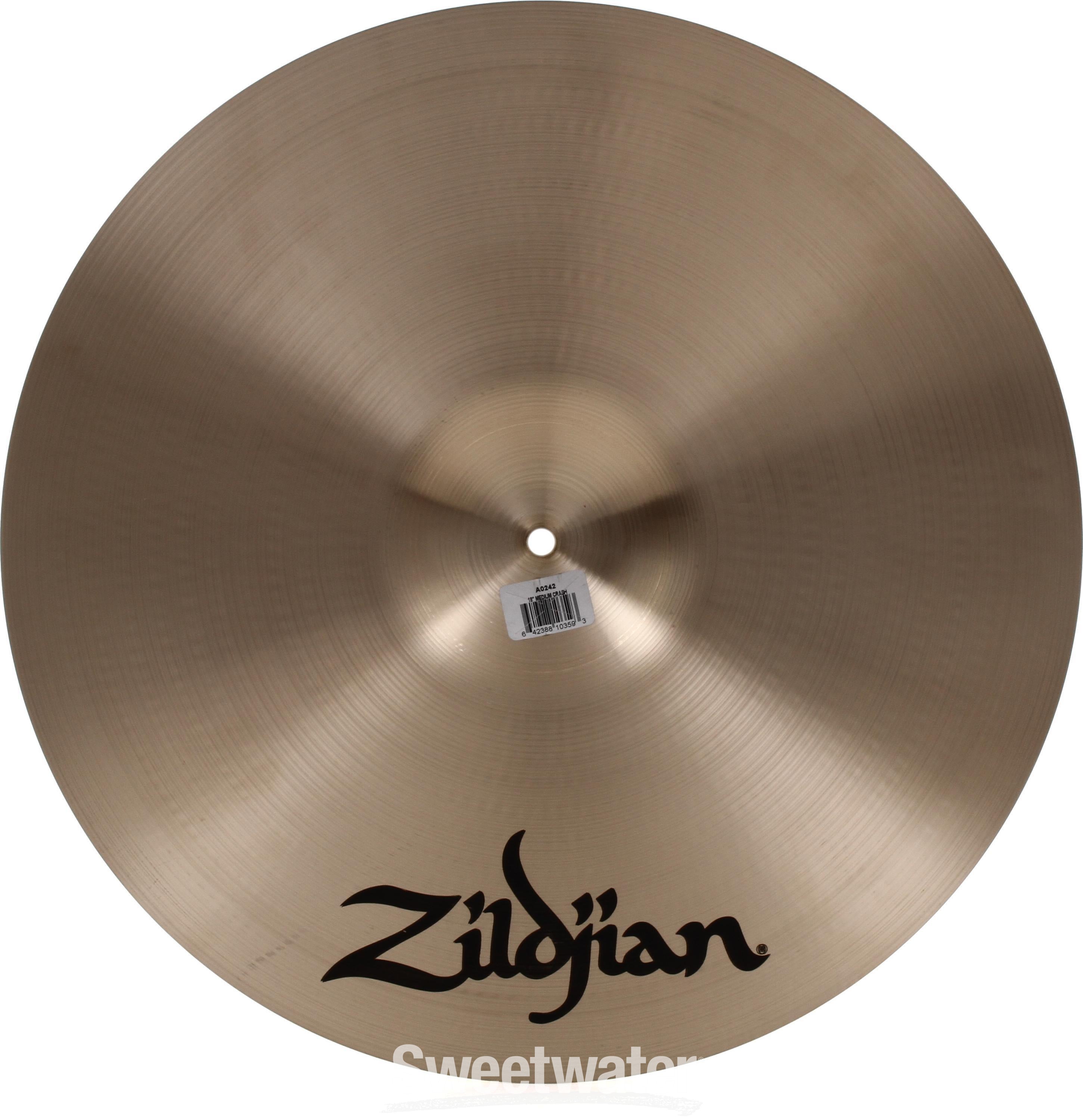 Zildjian 18 inch A Zildjian Medium Crash Cymbal | Sweetwater