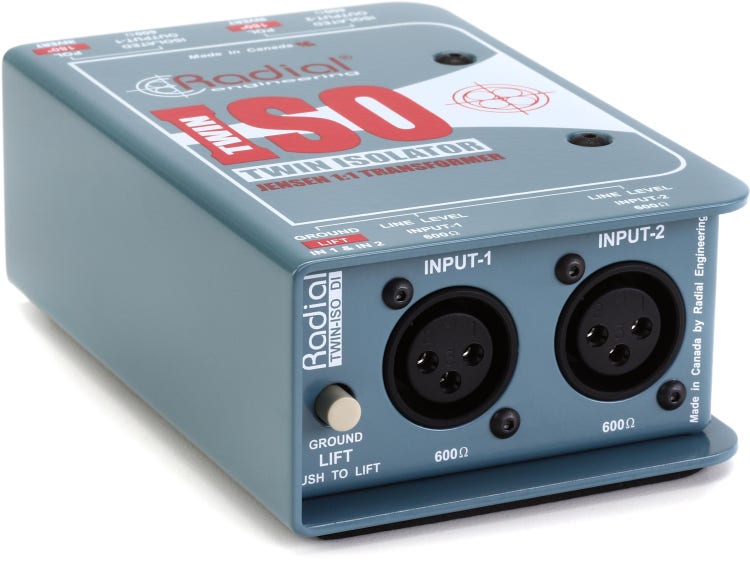 Radial Twin-Iso 2-channel Line Isolator