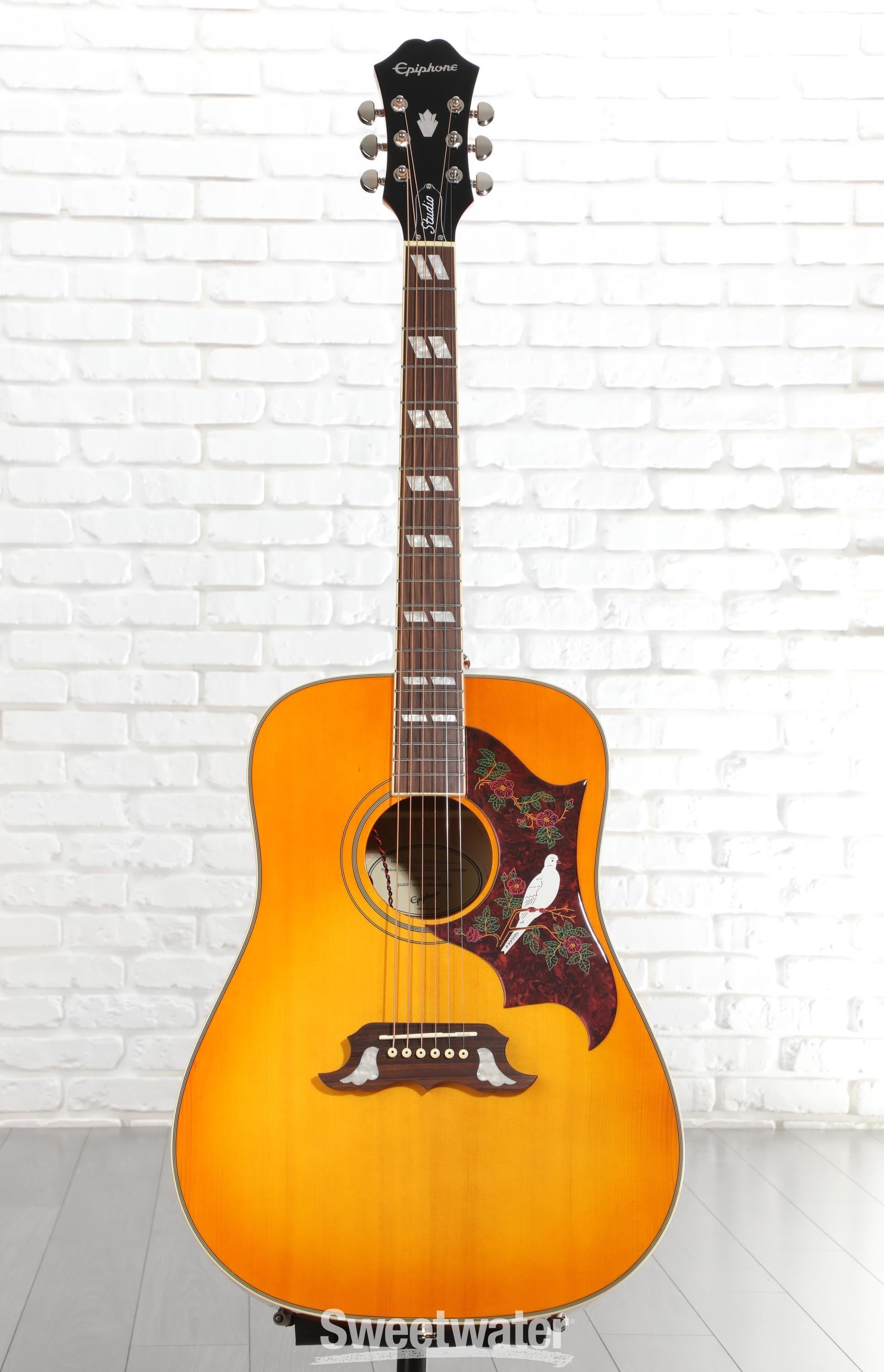 Epiphone Dove Studio Acoustic-electric Guitar - Violin Burst