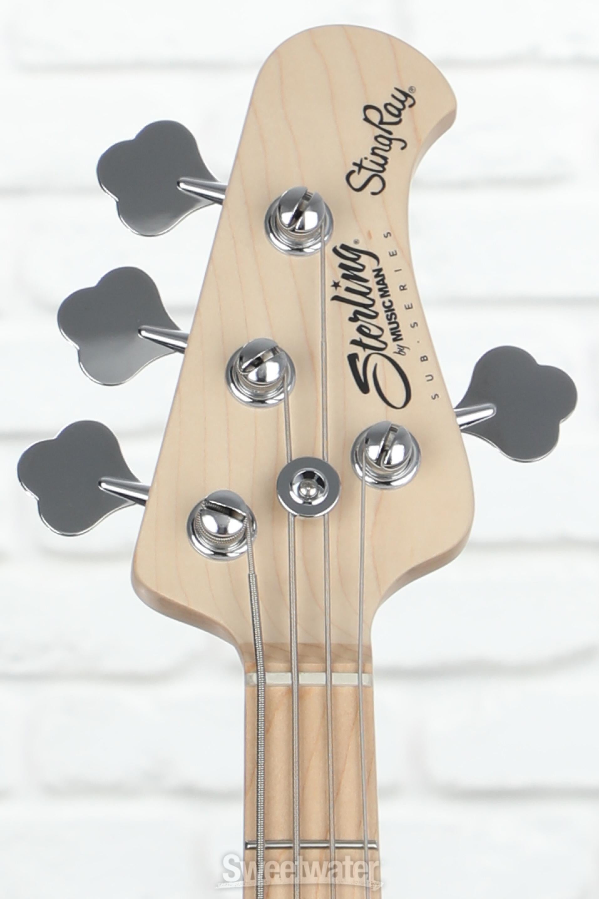 Sterling By Music Man StingRay RAY4 Bass Guitar - Chopper Blue