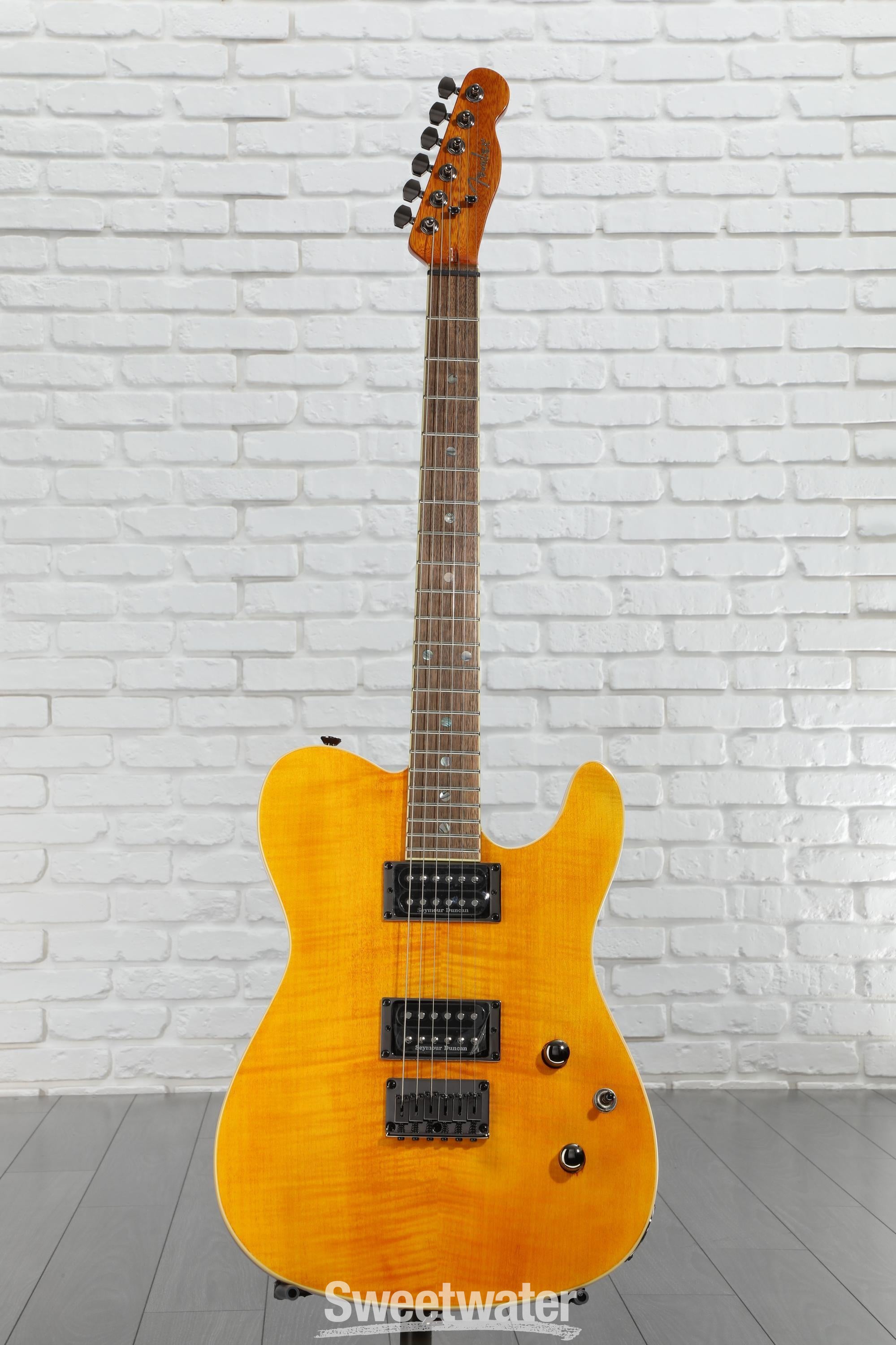 Fender Custom Telecaster FMT HH アンバー Fender Special Edition Custom Telecaster FMT HH - Amber